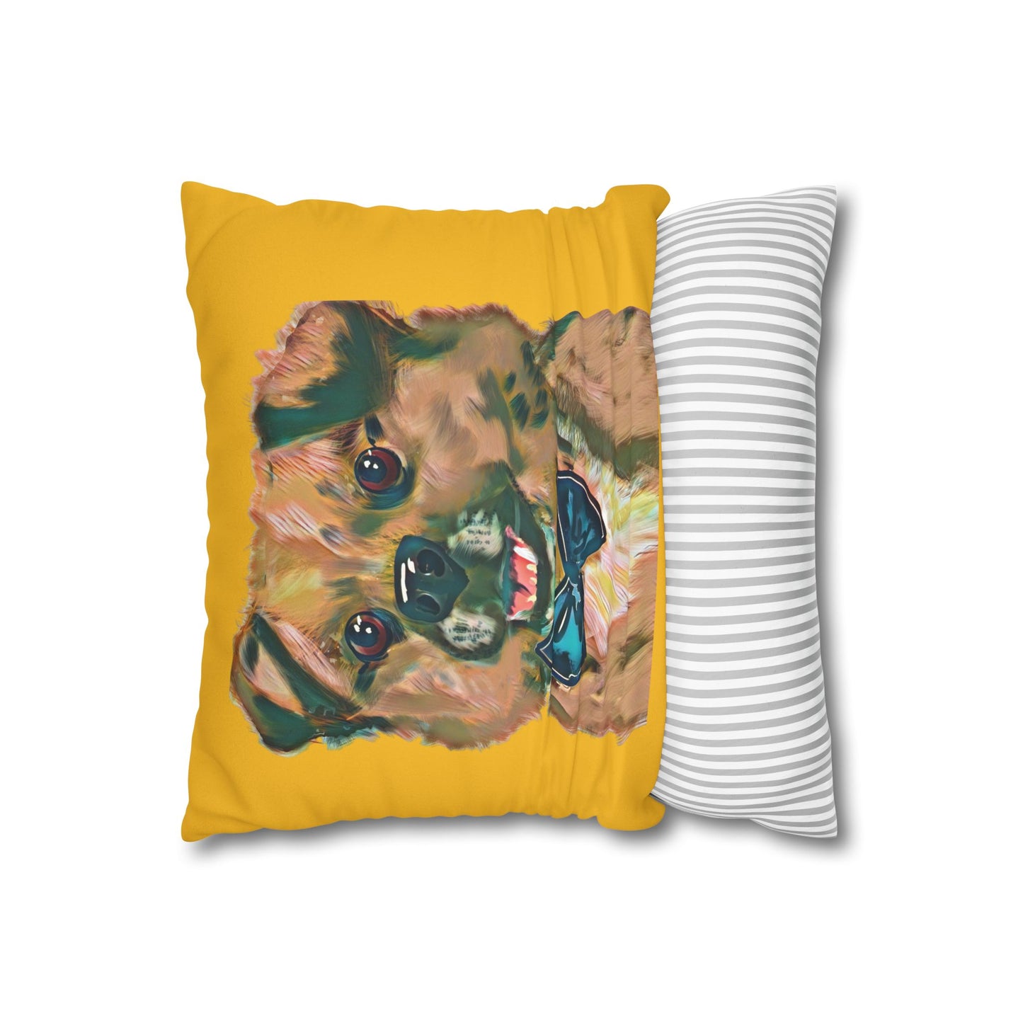 Baghlava Pillowcase - Modern Art Portrait Watercolour Design
