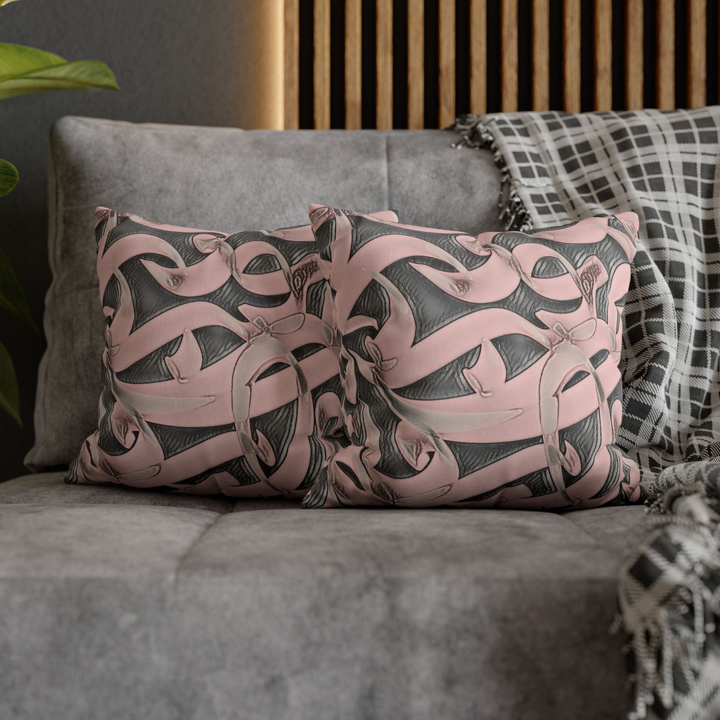 Pillowcase - Modern Calligraphy Design