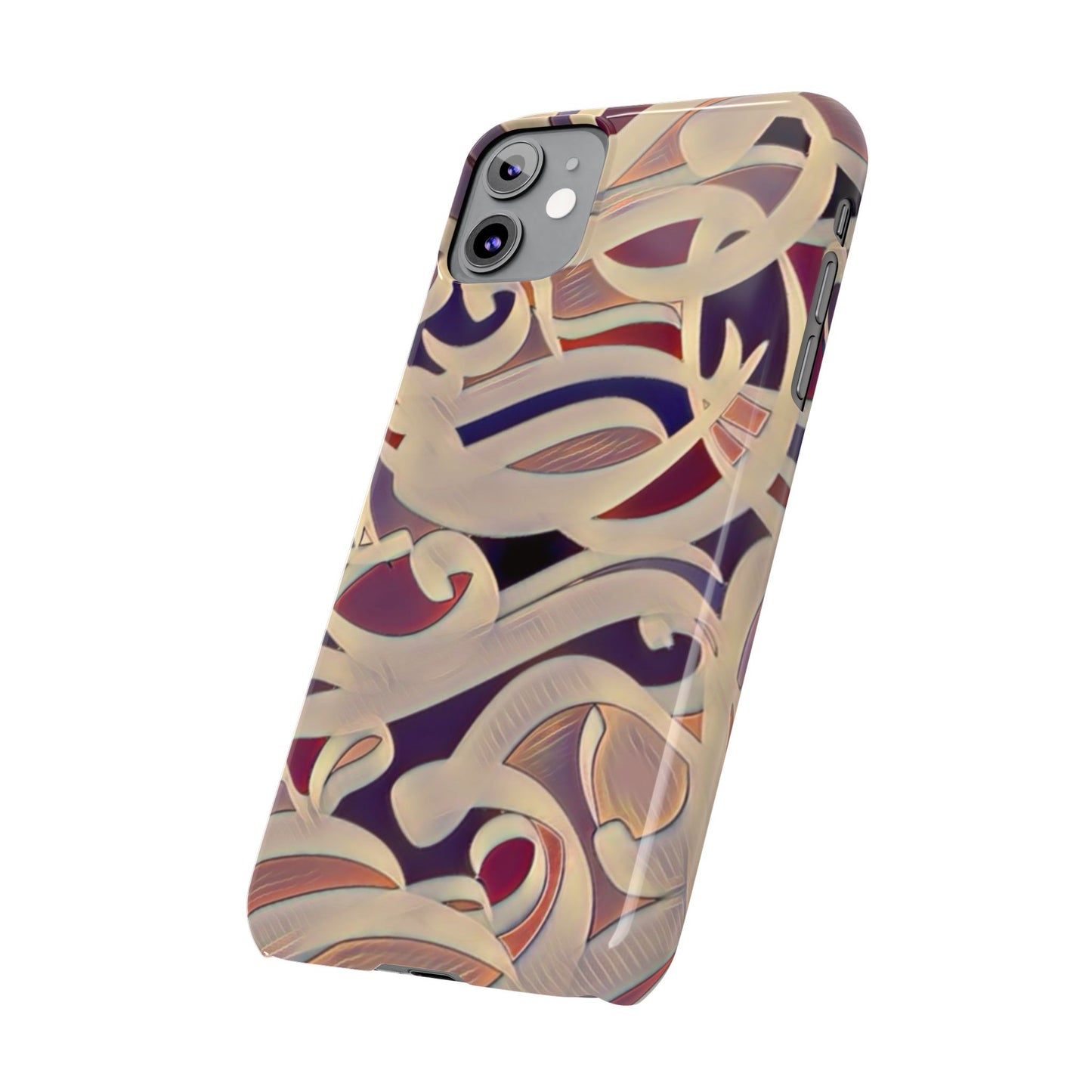 ' Modern Art Slim Phone Case -LOVE