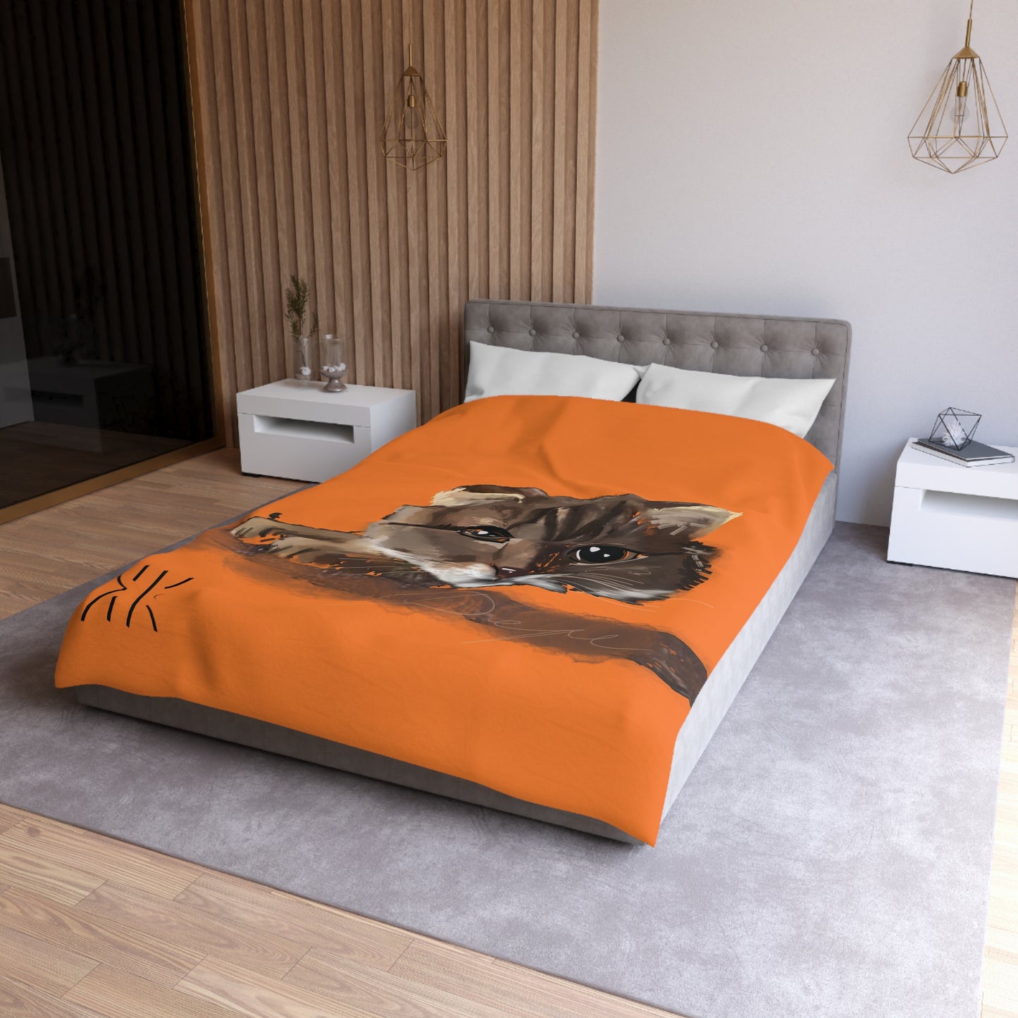 Pepe Serenity Microfiber Duvet Cover – Elegant Floral Bedding for Cozy Bedrooms