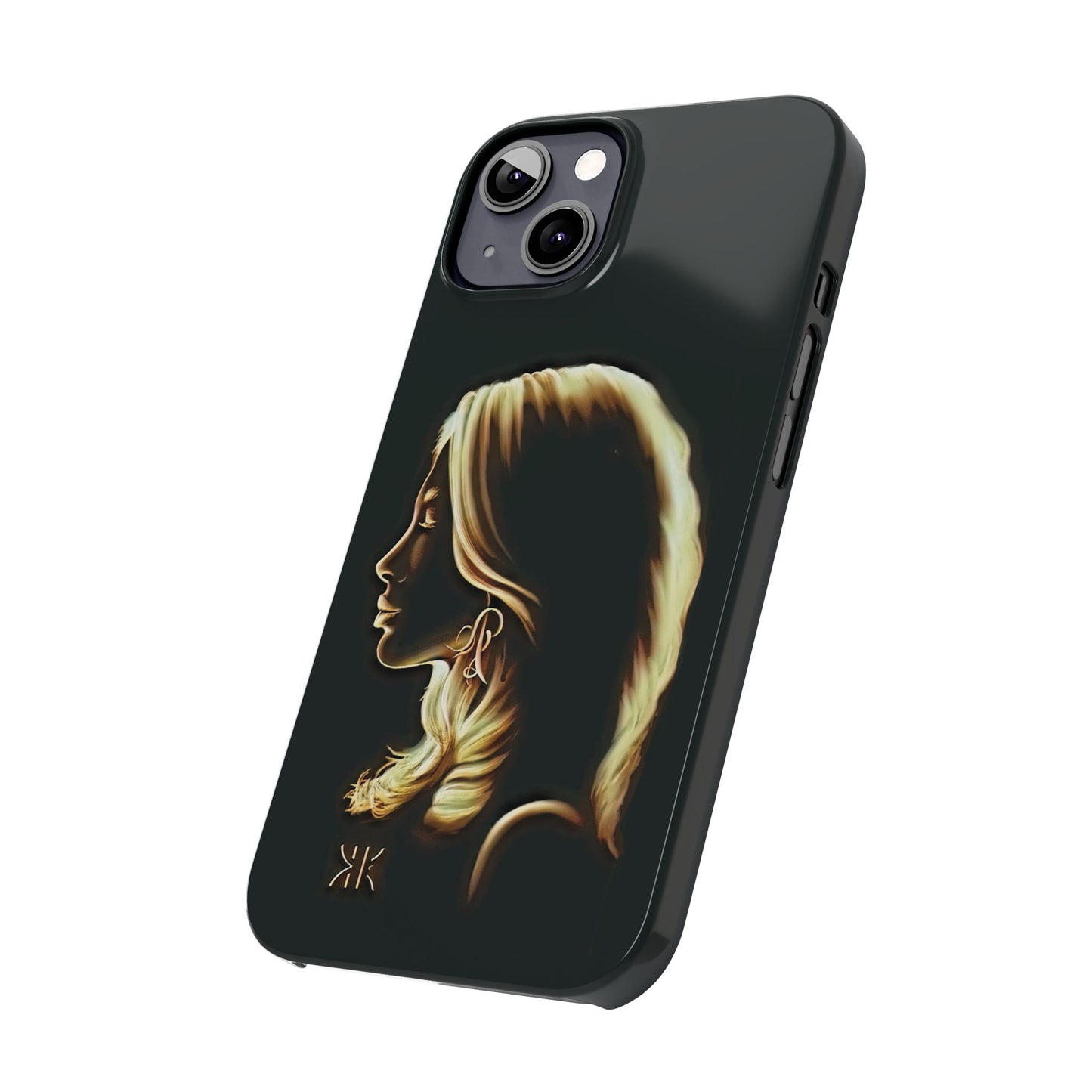 Copy of ' Modern Art Slim Phone Case -LOVE I-