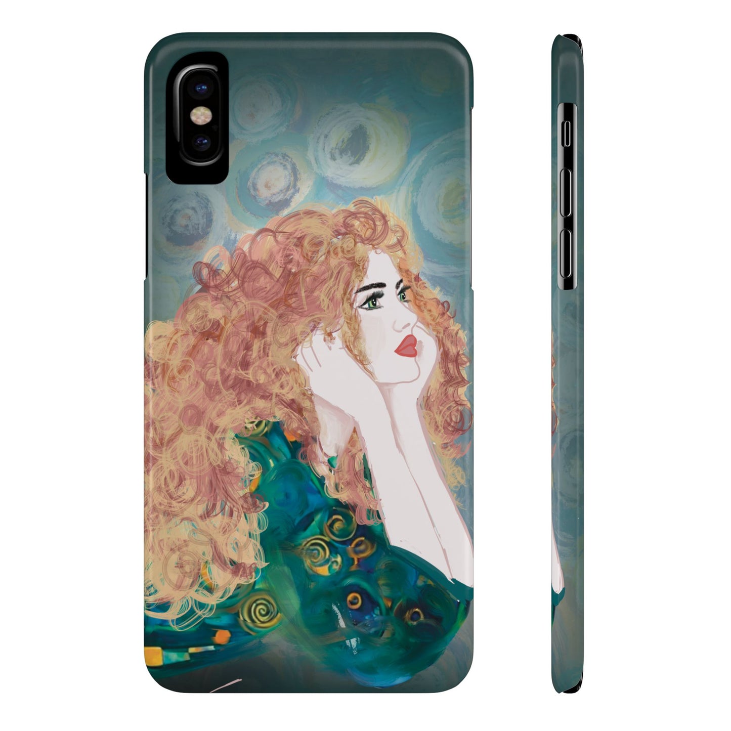 Copy of ' Modern Art  Slim Phone Case -LOVE