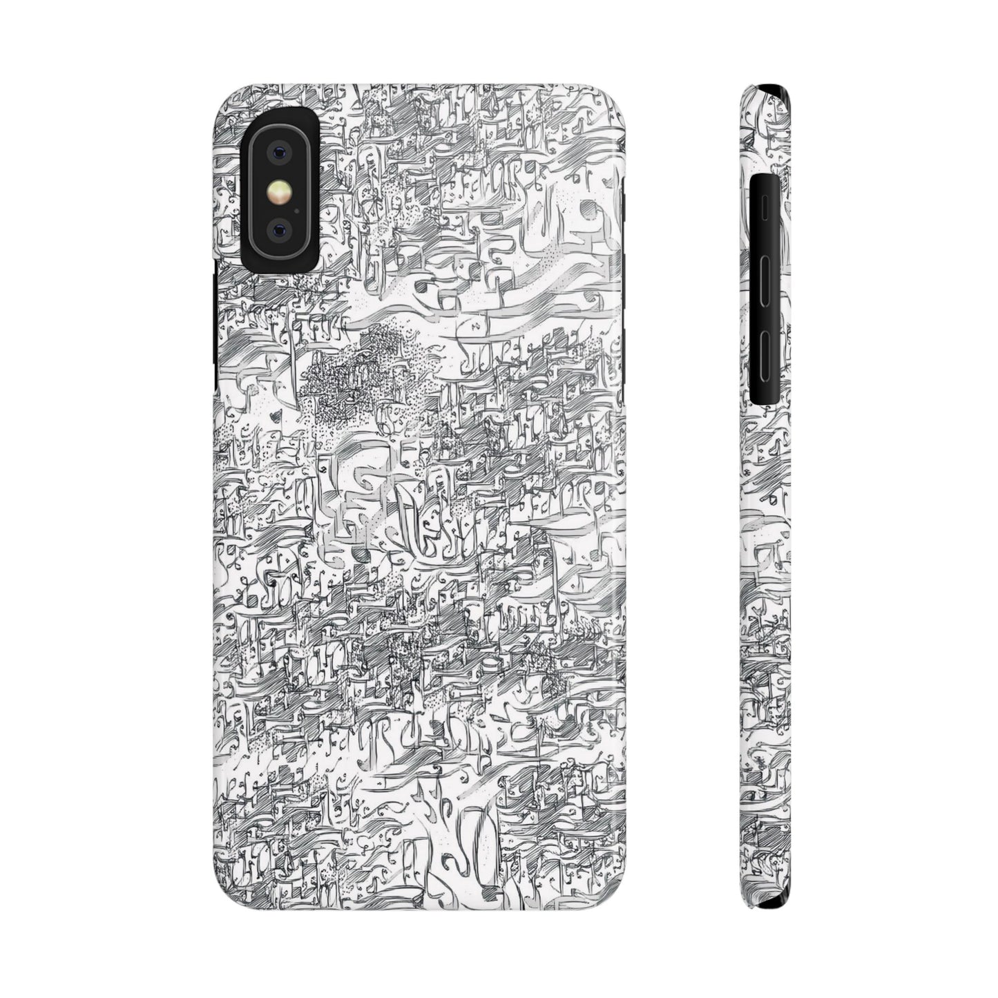 .ه,- ' Modern Art Slim Phone Case -LOVE I- I -.