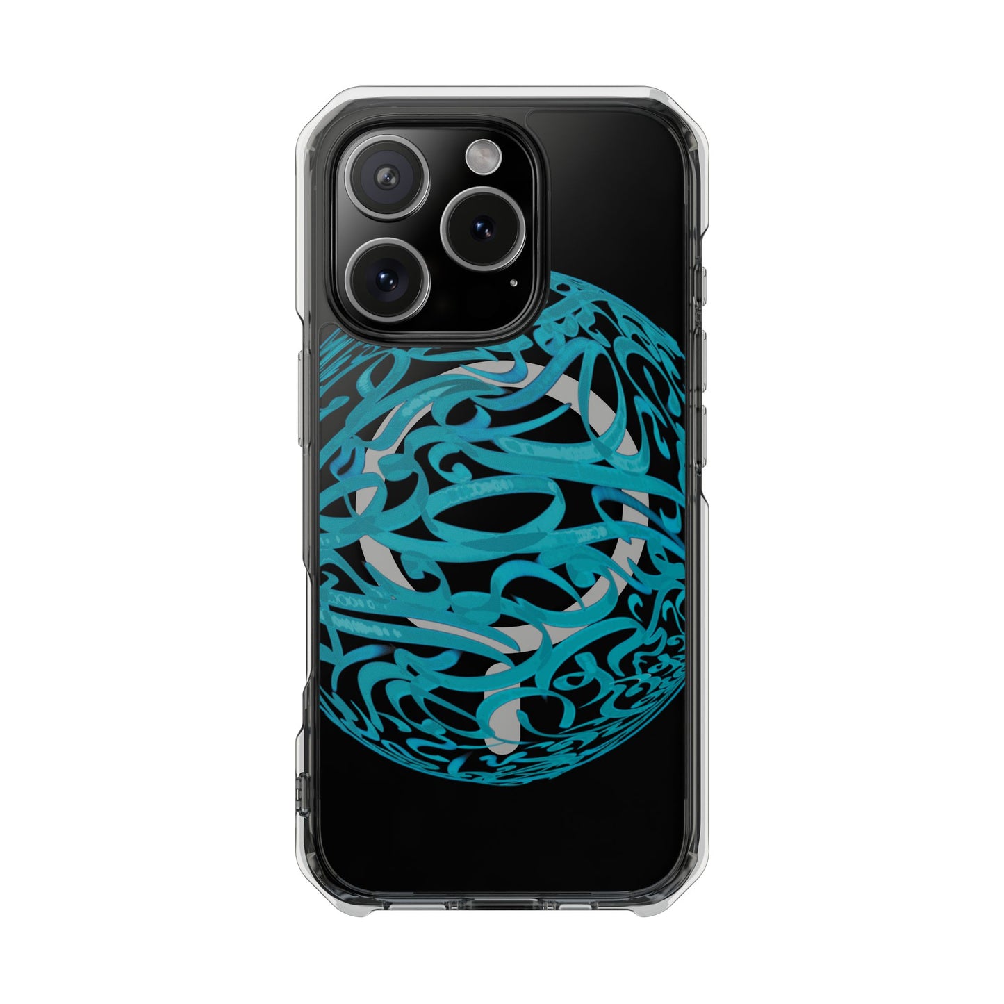 Copy of Copy of Phone Case - Pink Ribbon Persian Calligraphy Design - Magnetic Case