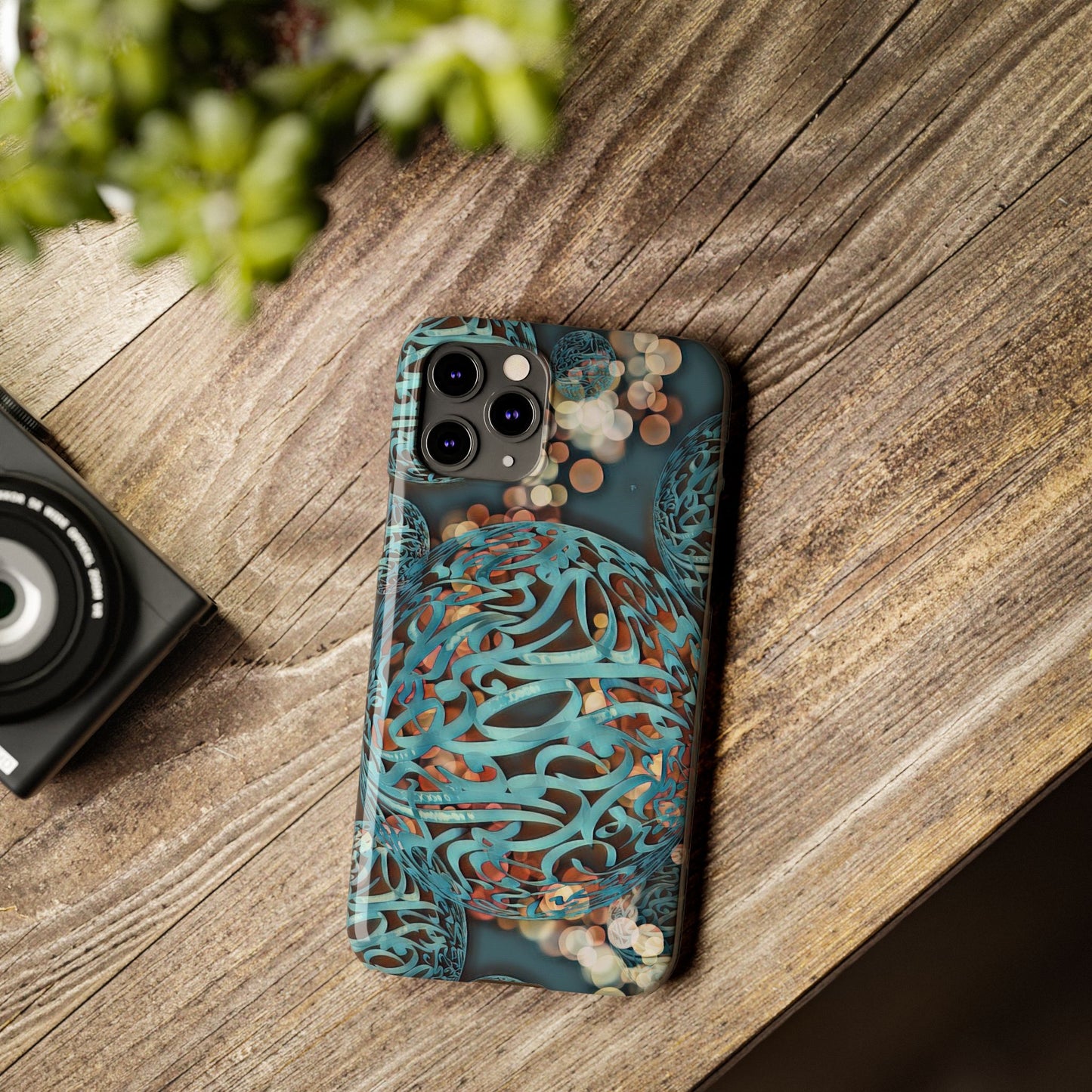 ' Modern Art Slim Phone Case -LOVE