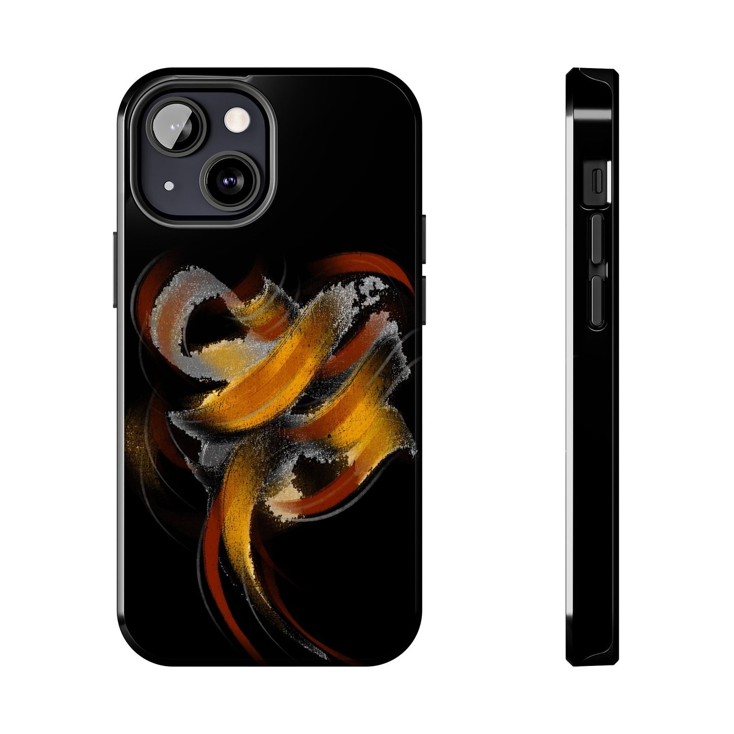 Calligraphy strokes Tough Phone Case