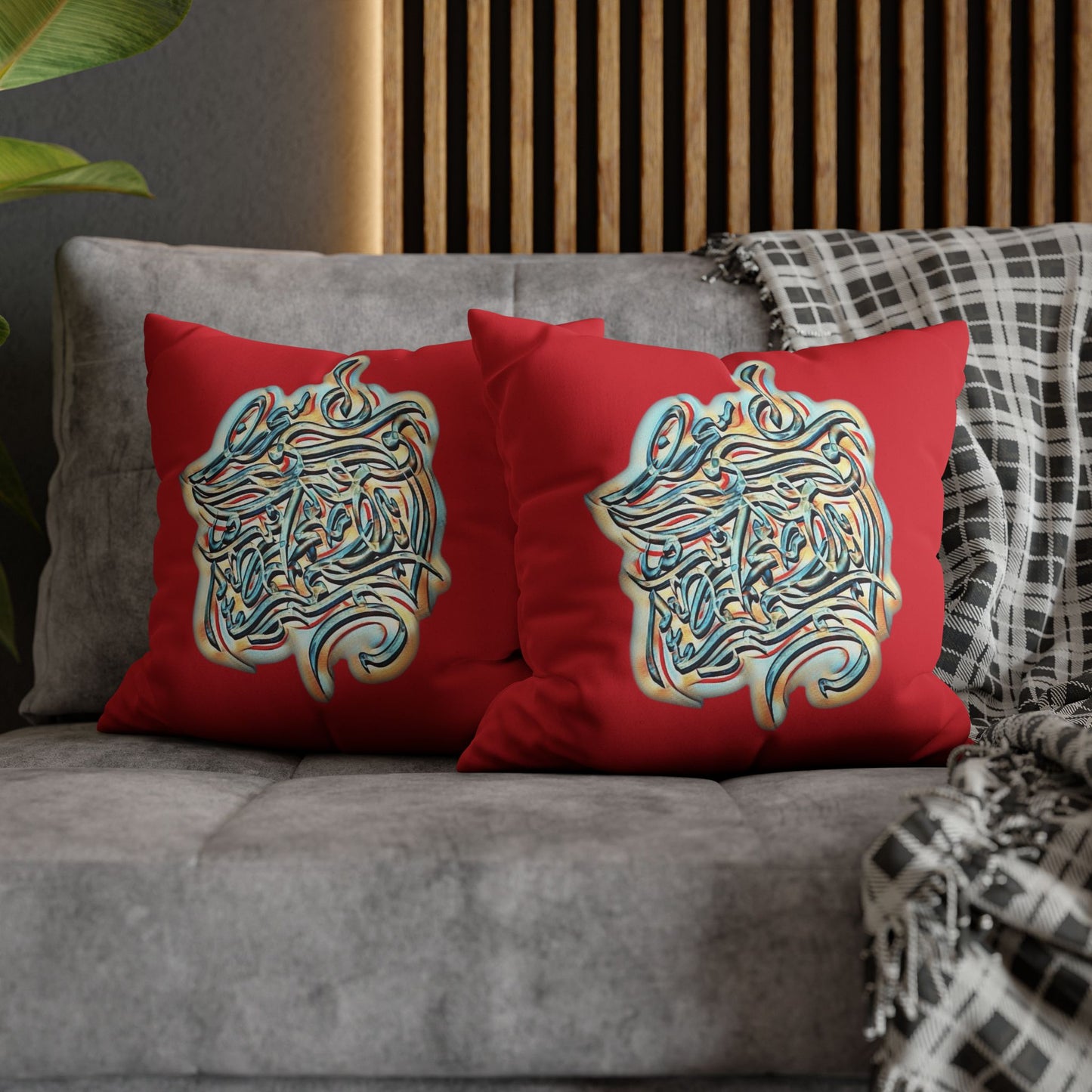 Modern Digital Painting ' Faux Suede Pillowcase - Home Design