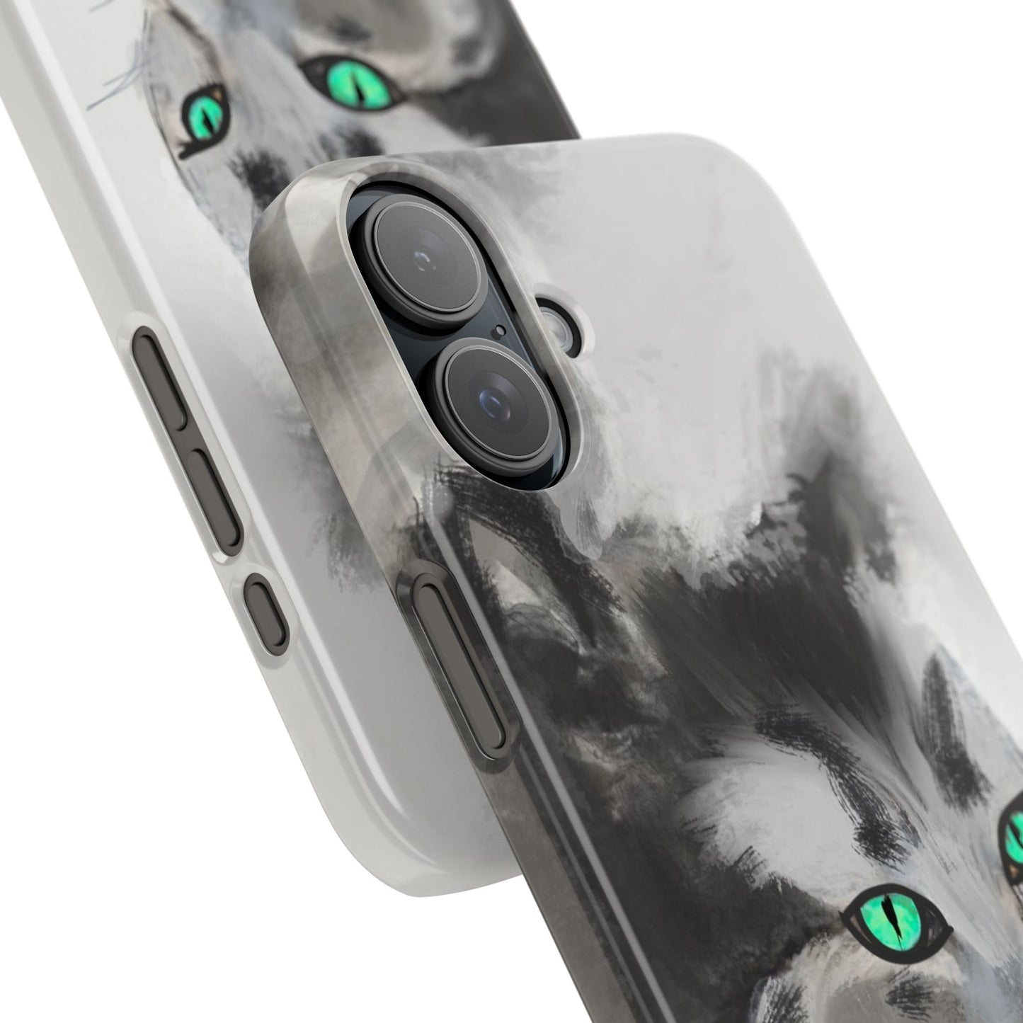 Modern Art Ink water painting Slim Phone Case