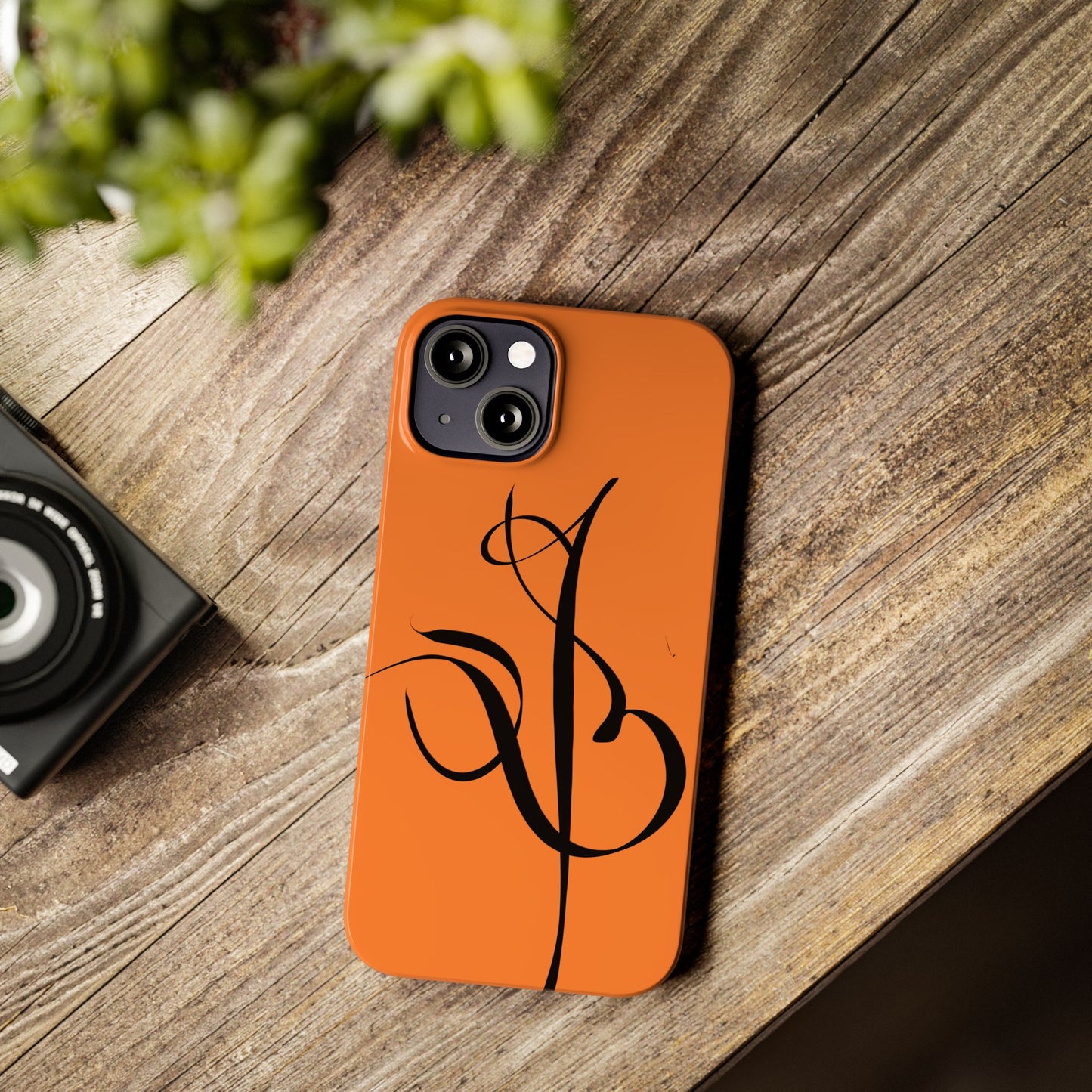 ' Modern Art Slim Phone Case -LOVE,