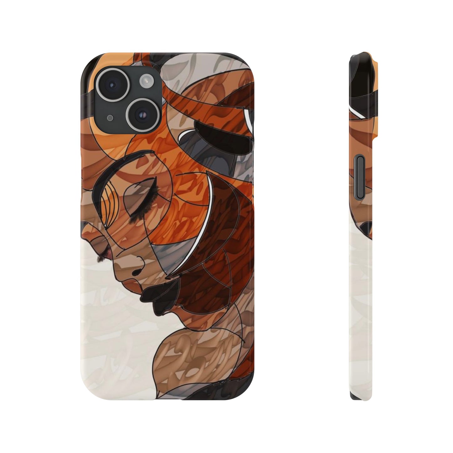 ' Modern Art Slim Phone Case -LOVE