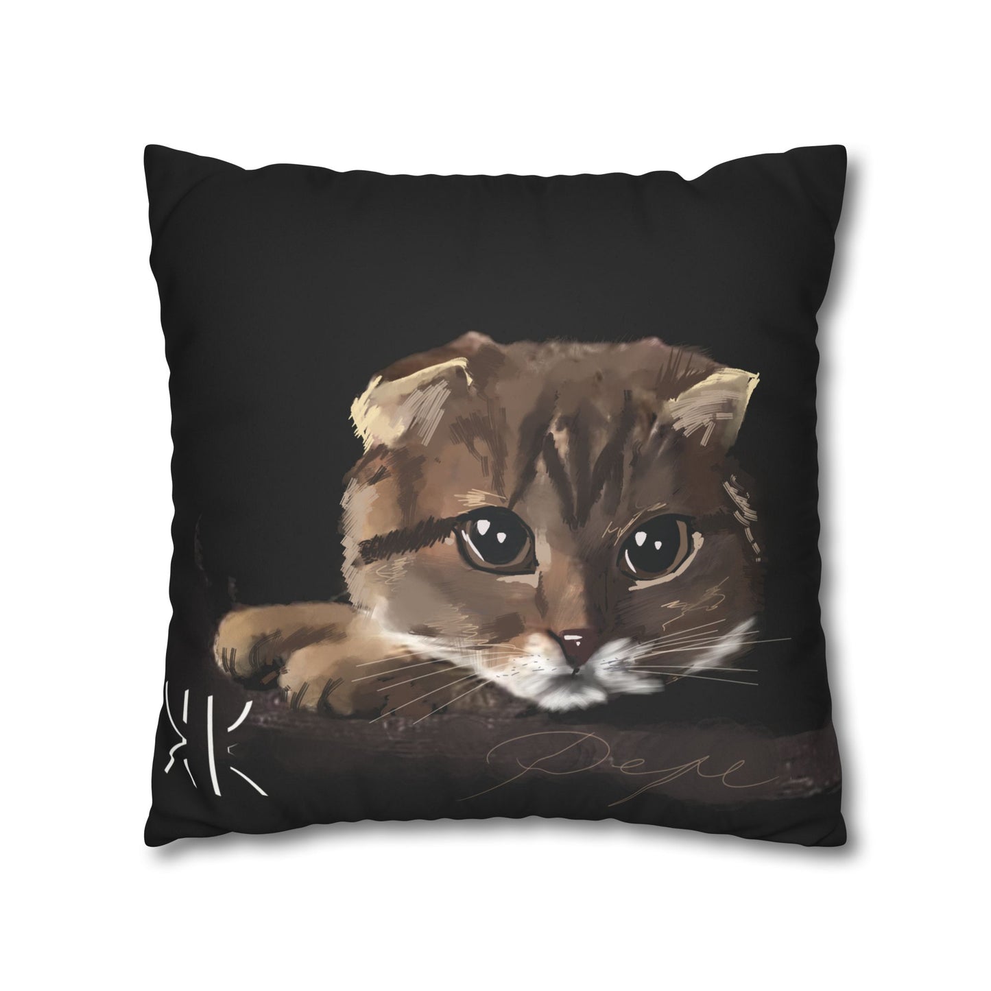 Copy of Pepe Pillowcase -Modern Art Portrait Watercolour Design