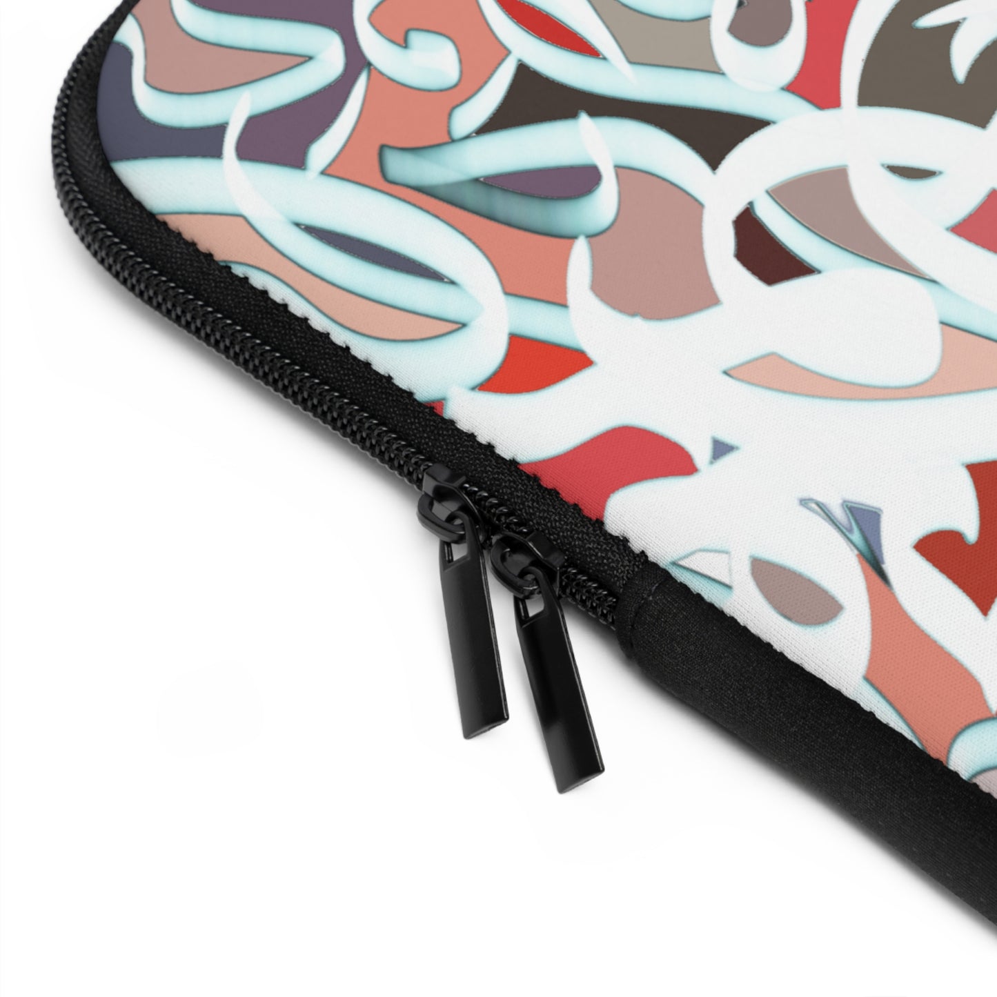 ' Laptop Sleeve -Modern Digital Calligraphy Art Design