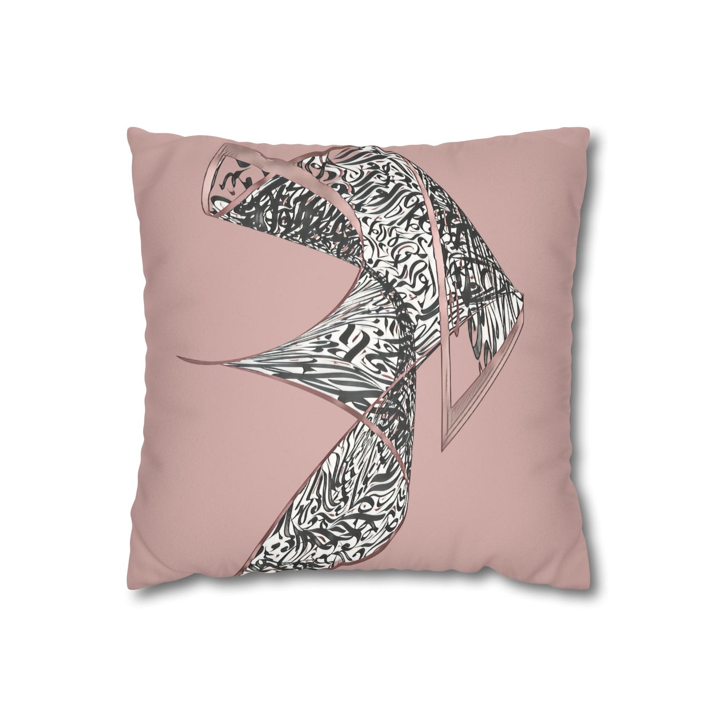 Kalli K Pillowcase - Modern Calligraphy Design