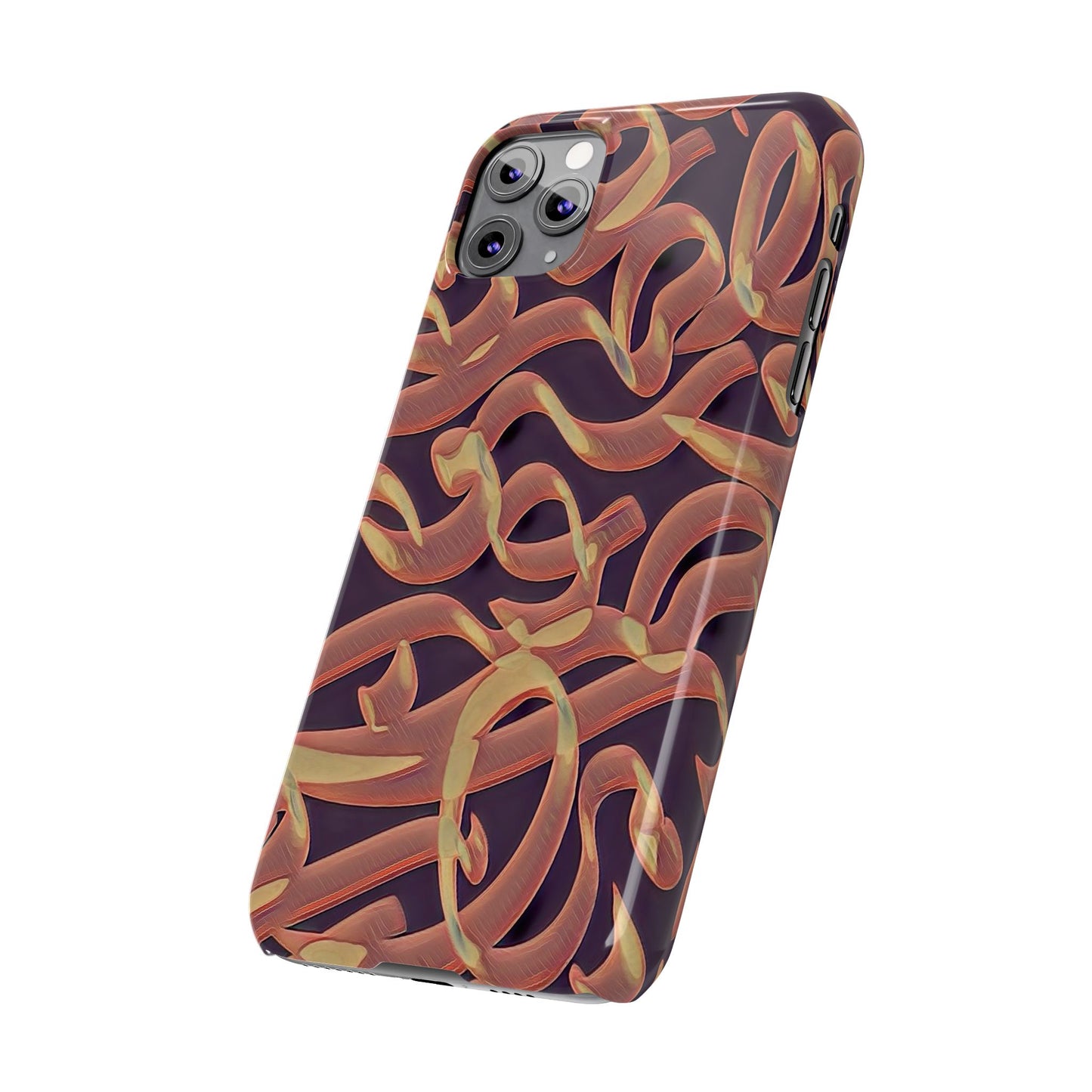 ' Modern Art Slim Phone Case -LOVE I-
