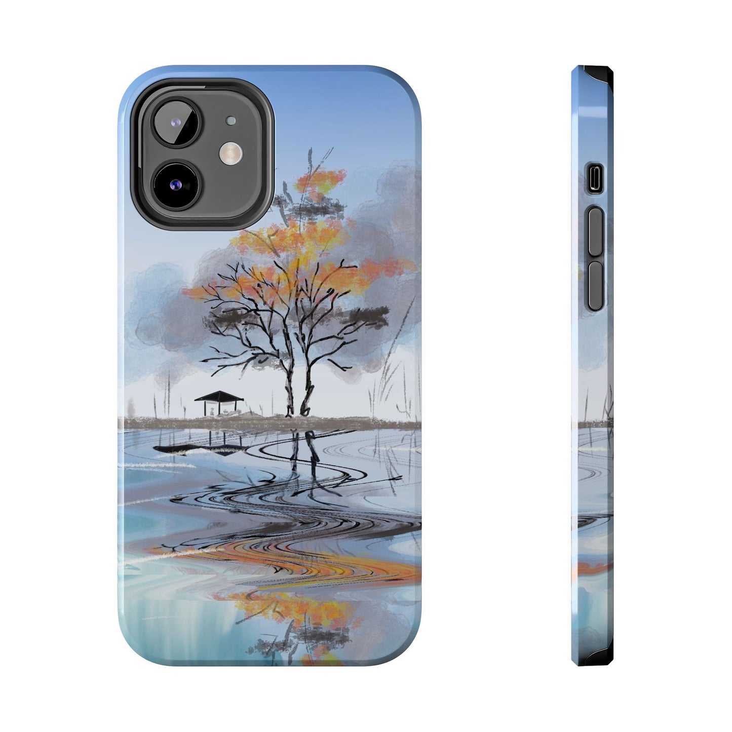 Serenity Phone Case Persian Calligraphy Art.