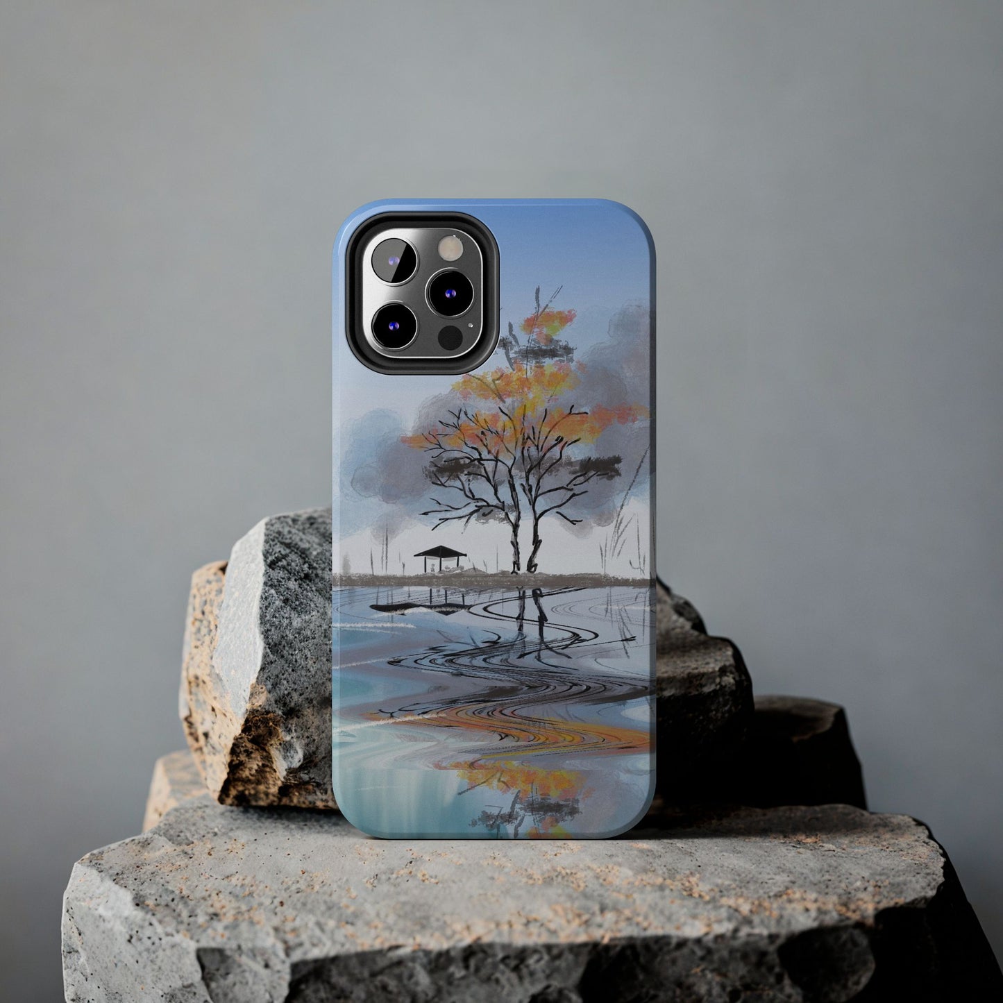 Serenity Phone Case Persian Calligraphy Art.