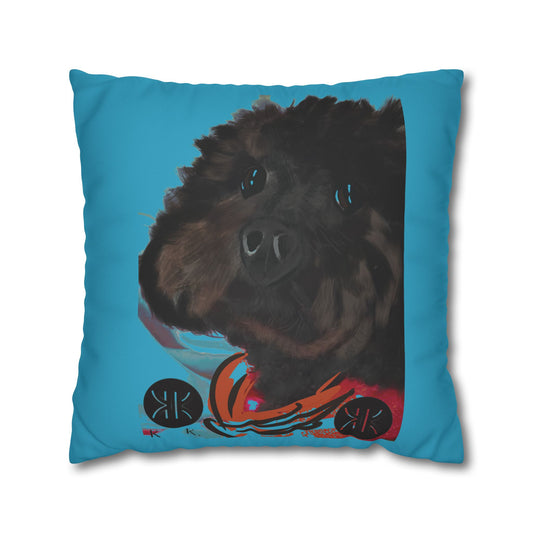 COAL Pillowcase - Modern Art Portrait Watercolour Design