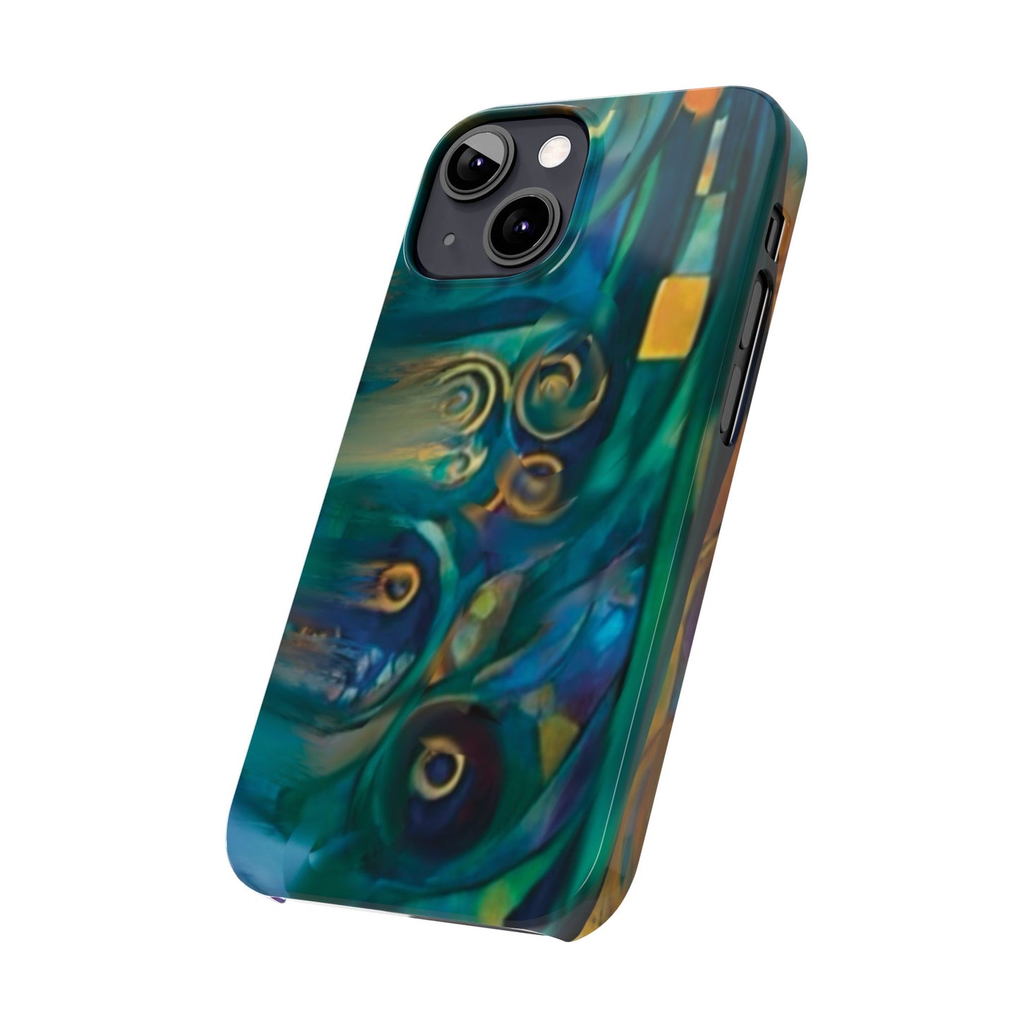 ' Modern Art Slim Phone Case -LOVE I-