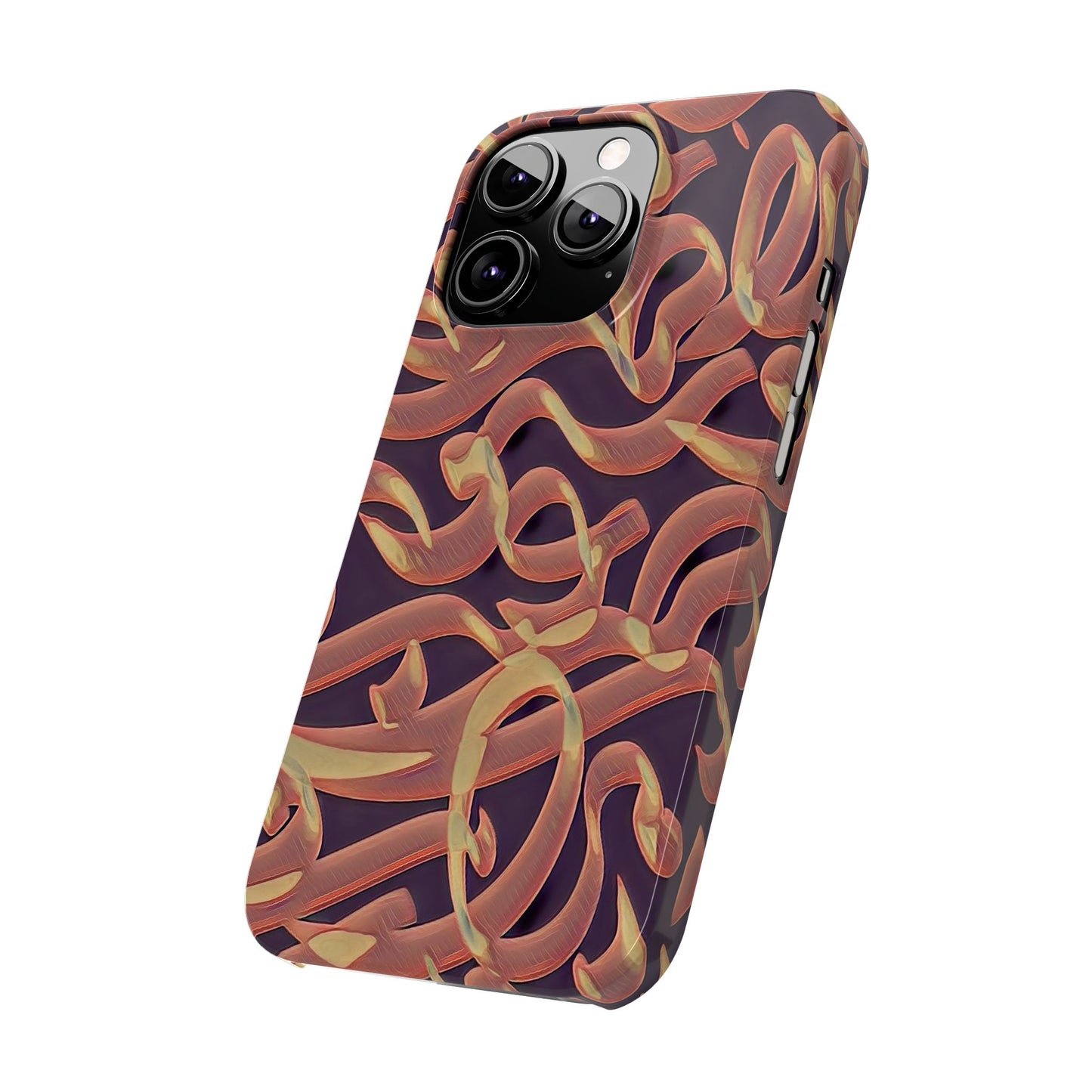 ' Modern Art Slim Phone Case -LOVE I-