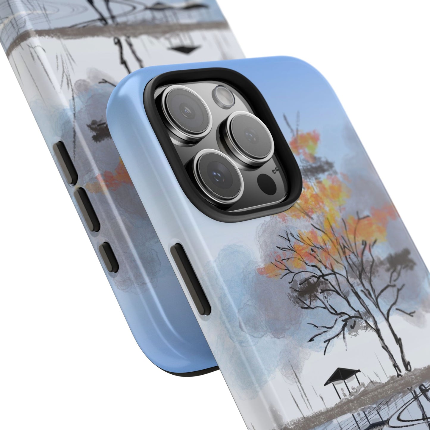 Serenity Phone Case Persian Calligraphy Art.