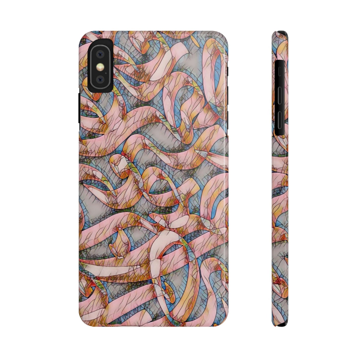 ' Modern Art Slim Phone Case -LOVE I-