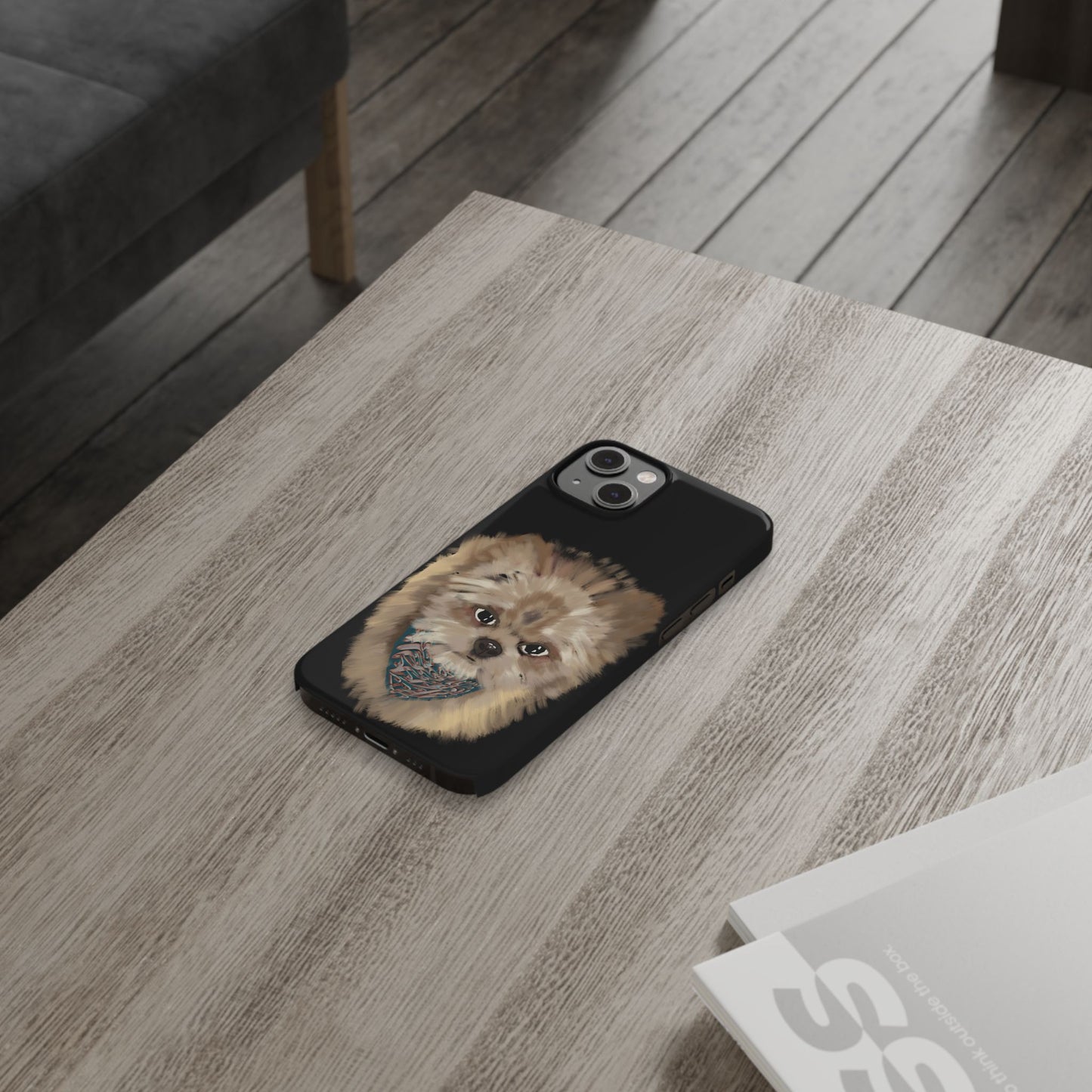 Copy of Copy of Copy of Copy of ' Modern Art Slim Phone Case -LOVE I-