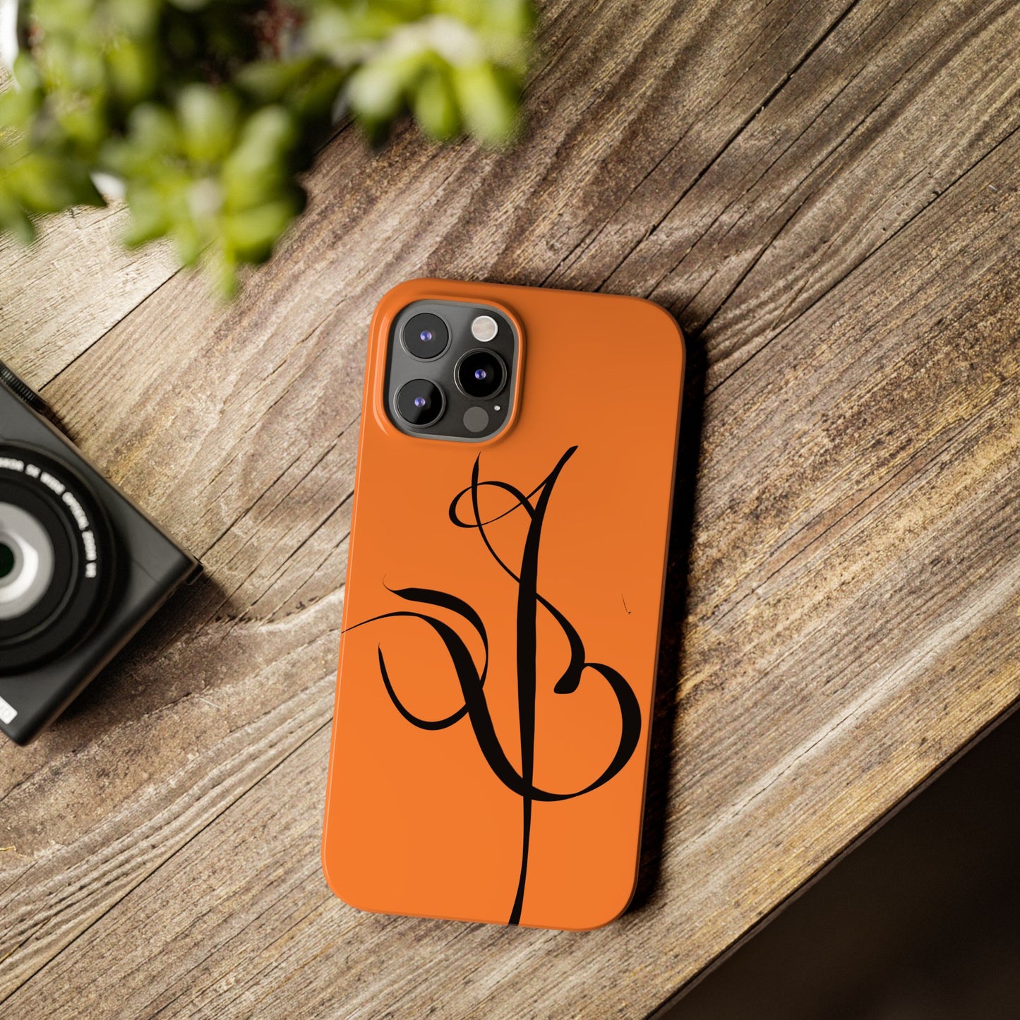 ' Modern Art Slim Phone Case -LOVE,