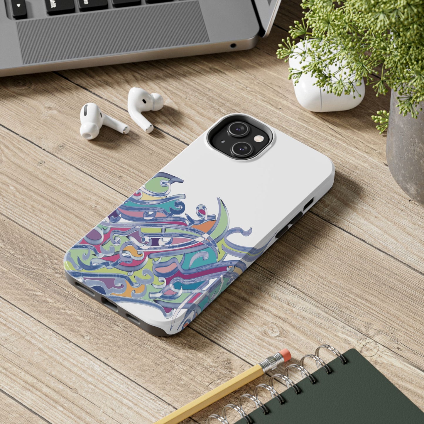 Phone Case Persian Calligraphy Modern Handwriting.