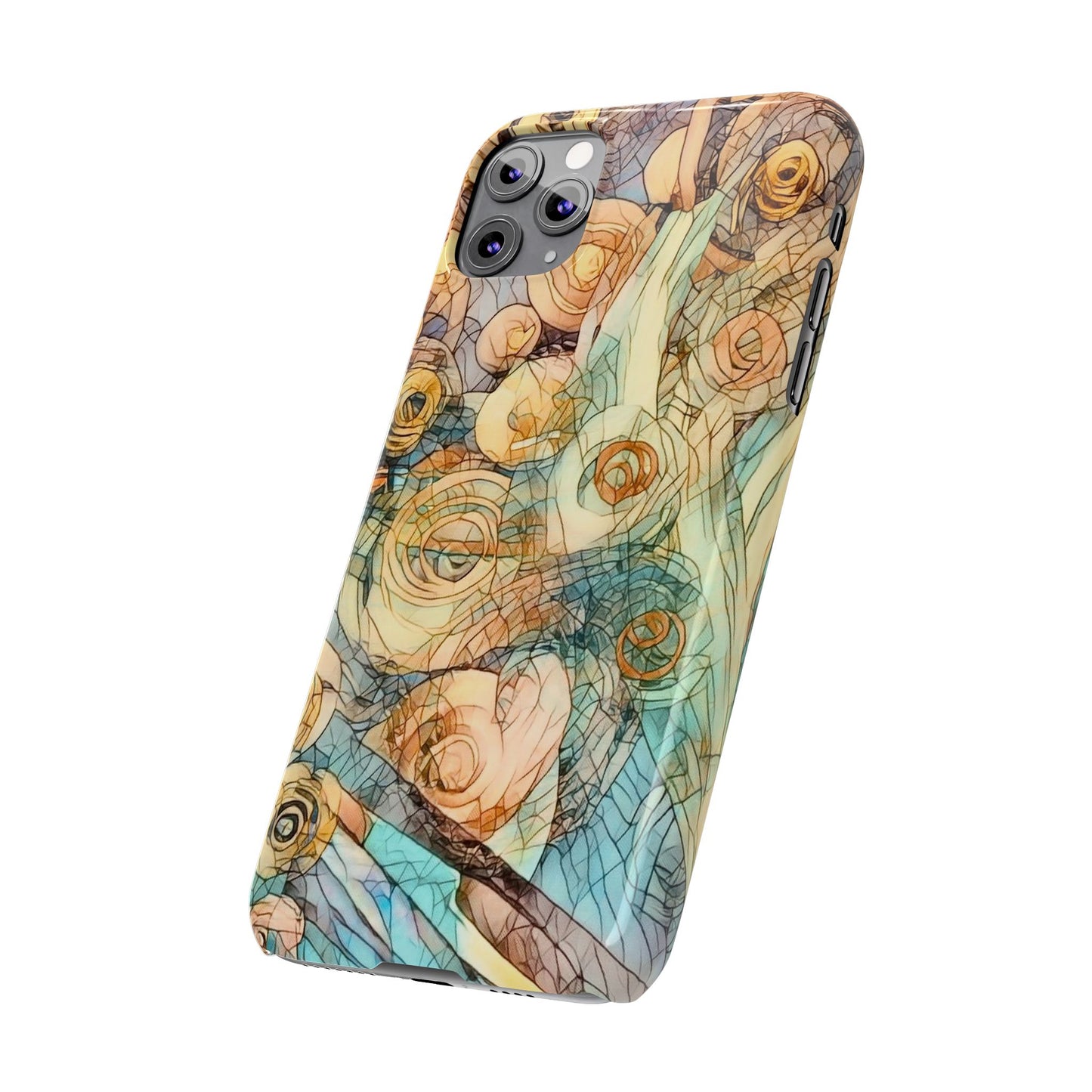 . ' Modern Art Slim Phone Case -.