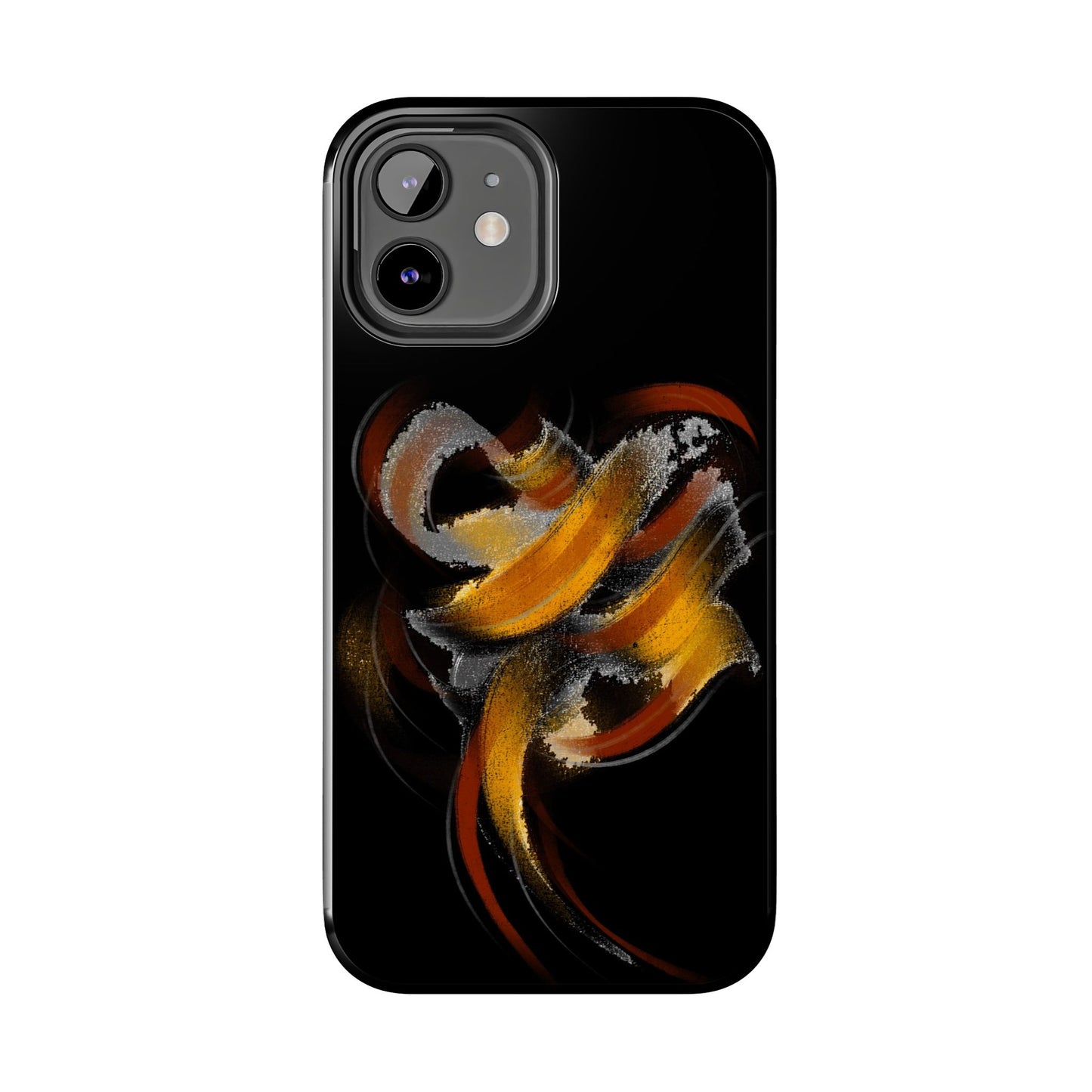 Calligraphy strokes Tough Phone Case