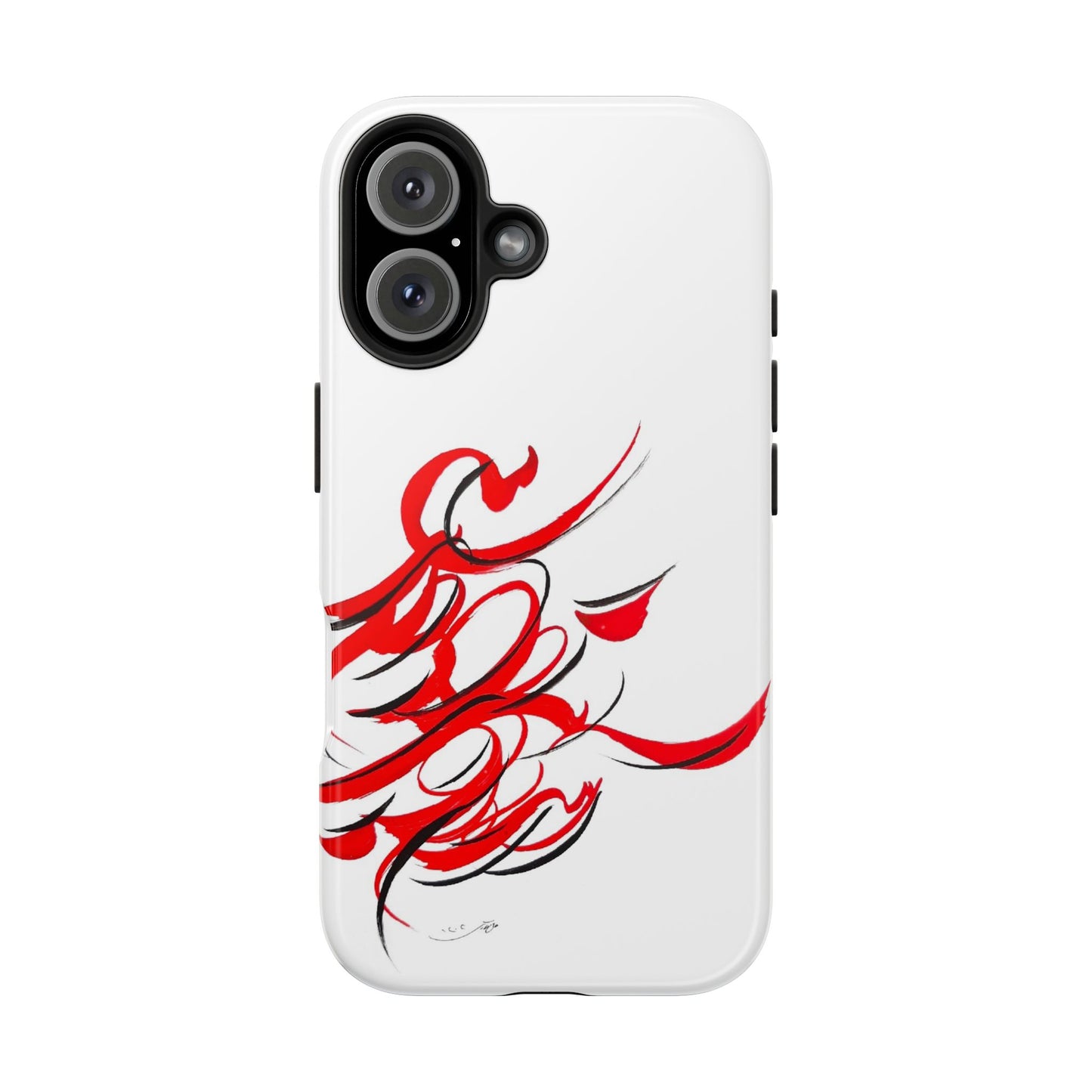 Phone Case Persian Calligraphy Modern Handwriting.