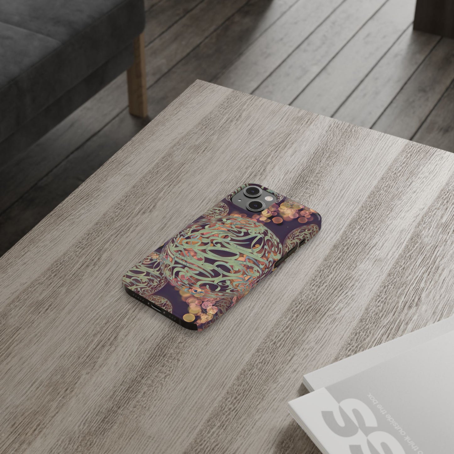 Copy of Copy of ' Modern Art Slim Phone Case -LOVE I-