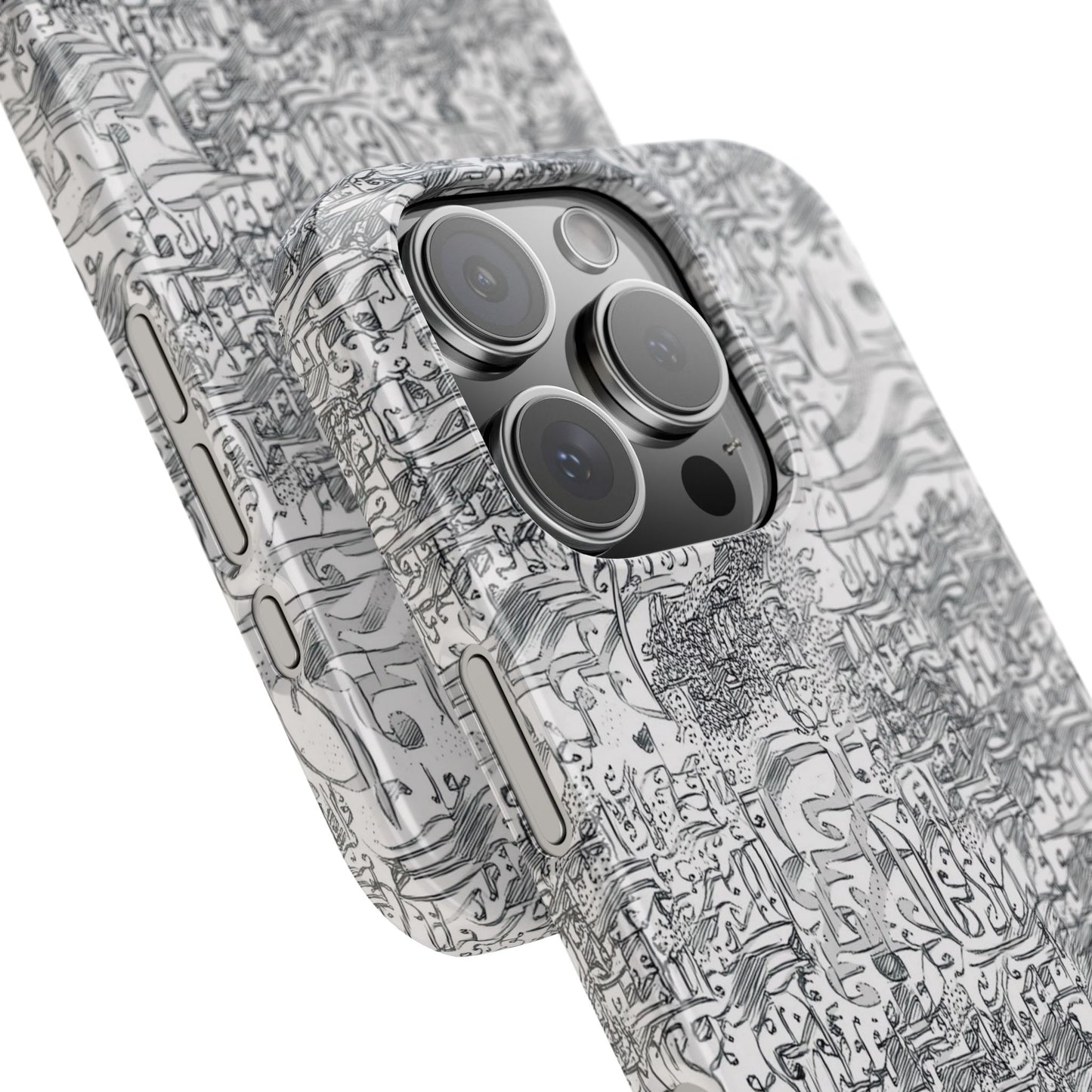.ه,- ' Modern Art Slim Phone Case -LOVE I- I -.