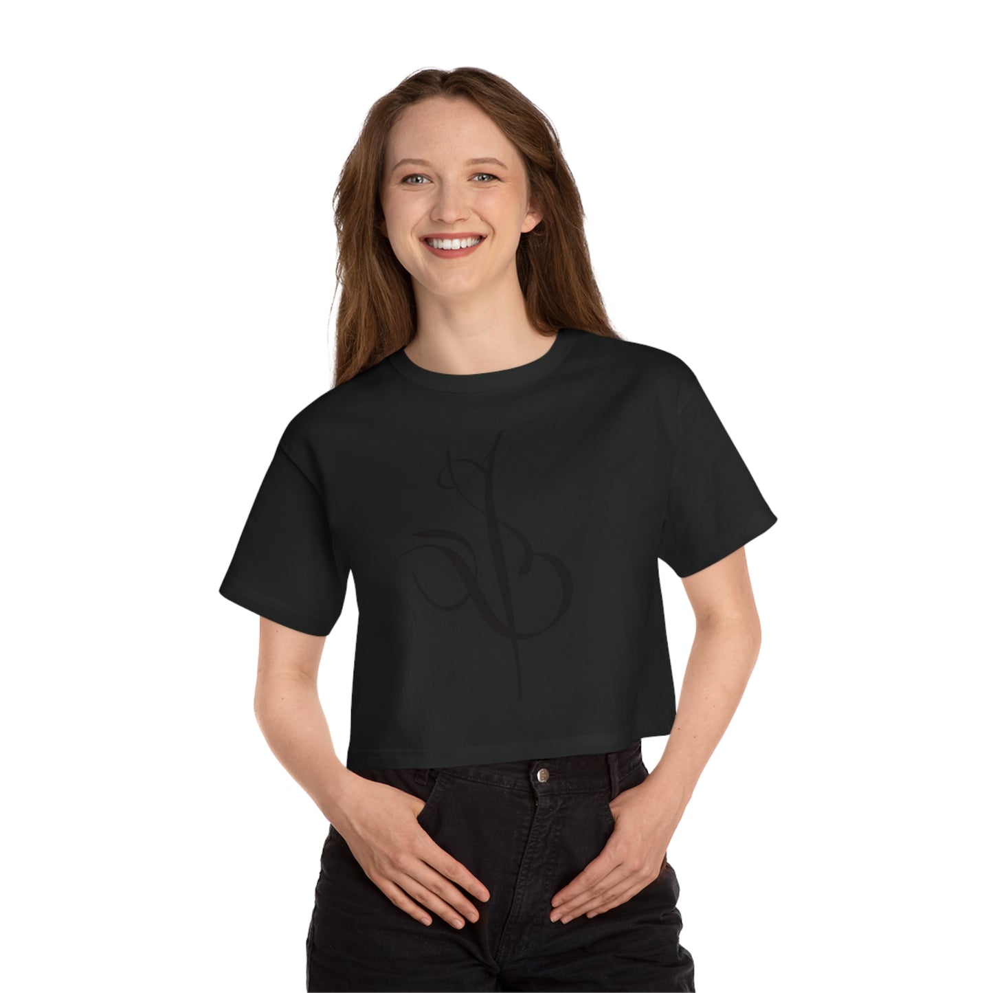 Kalli K X Champion Women's Eshgh “love” Cropped T-Shirt