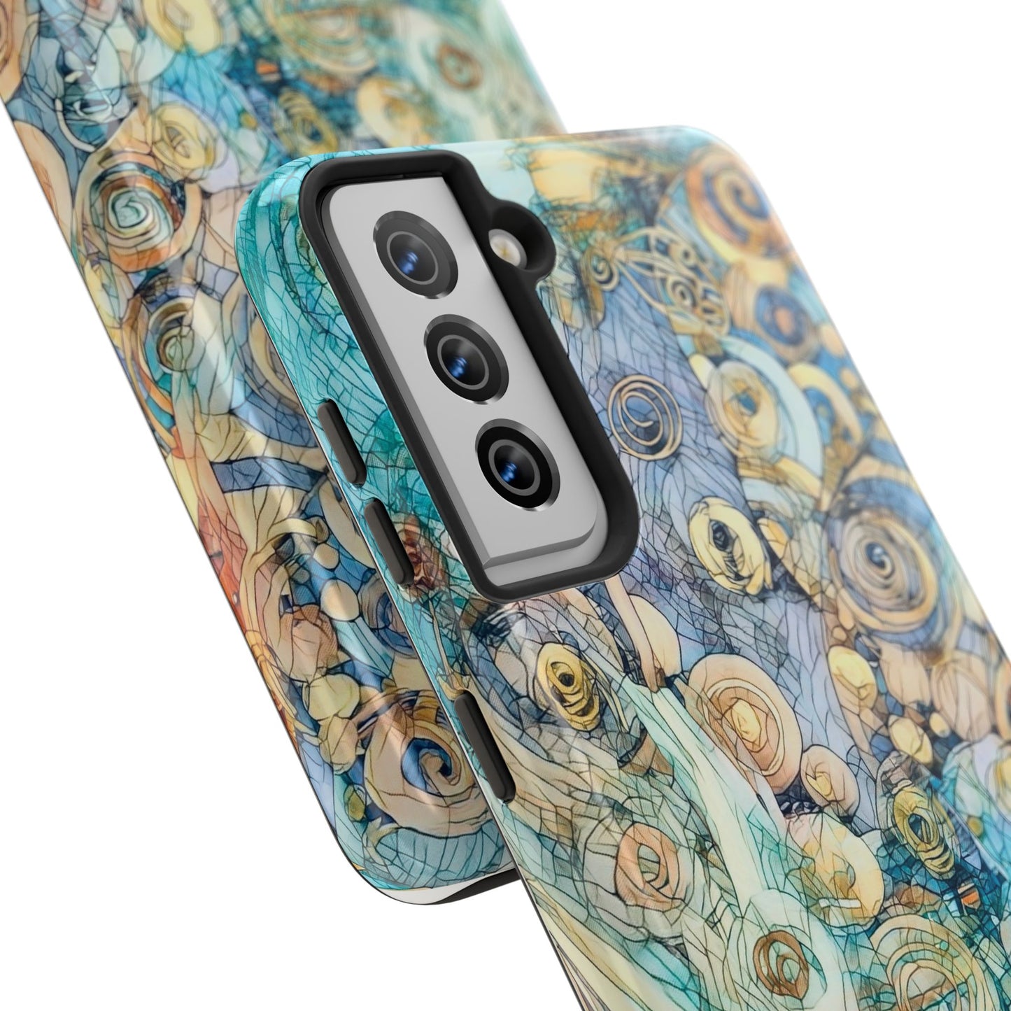 Golden Swirls Phone Case