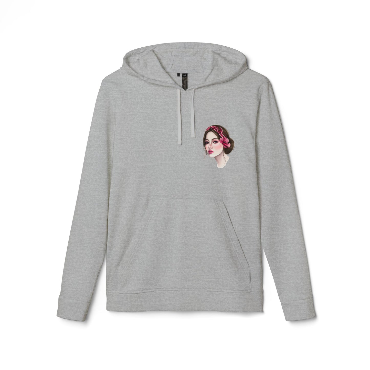 Kalli K X Adidas Unisex Fleece Hoodie- calligraphy headband