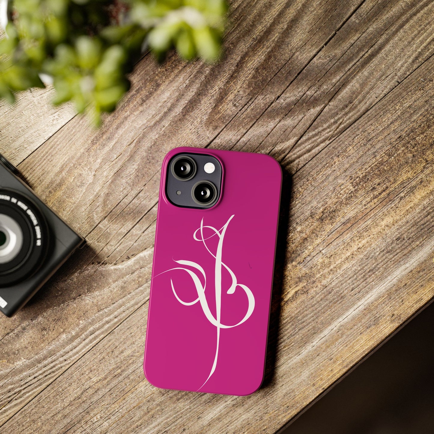 Modern Calligraphy Slim Phone Case -Eshgh (LOVE)