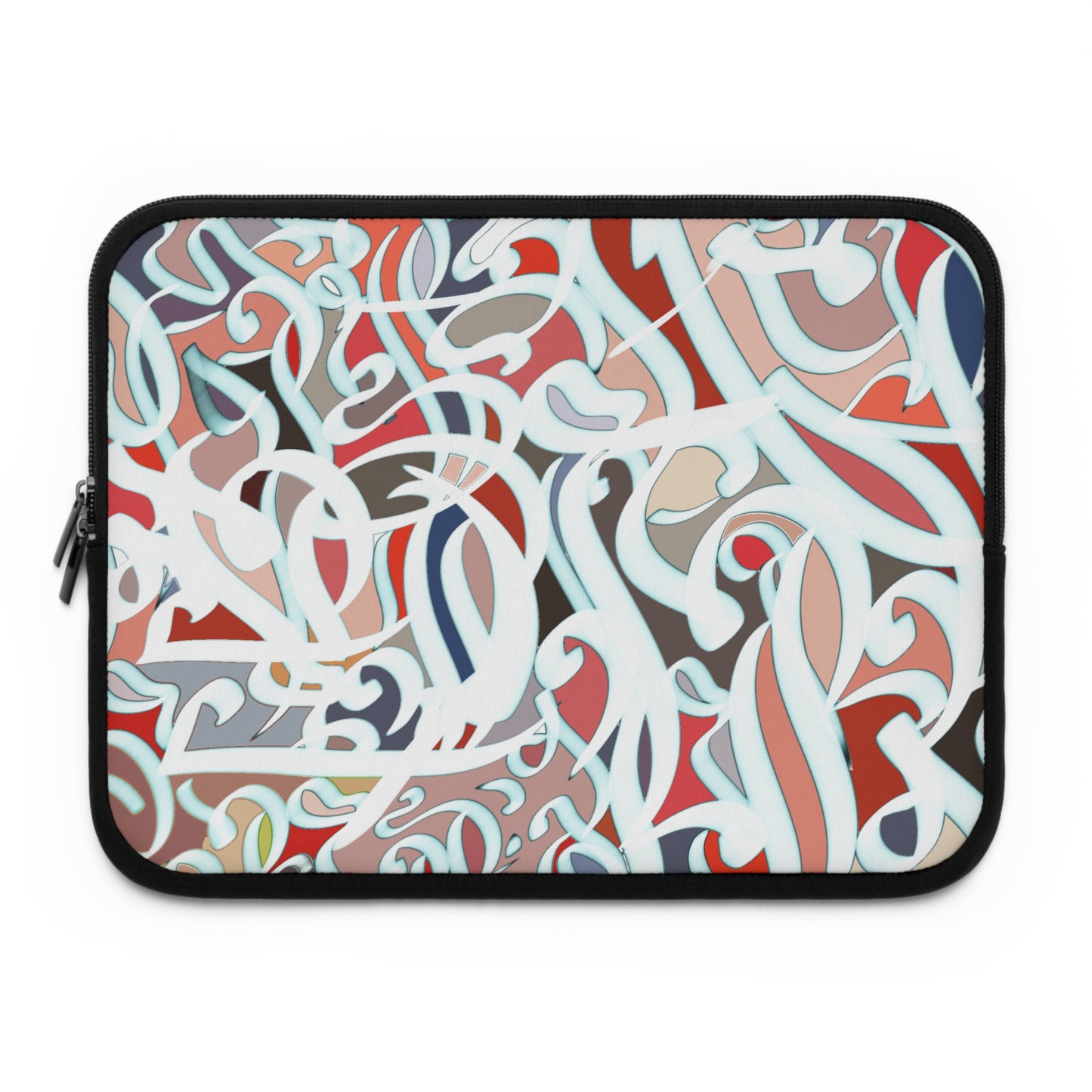 ' Laptop Sleeve -Modern Digital Calligraphy Art Design
