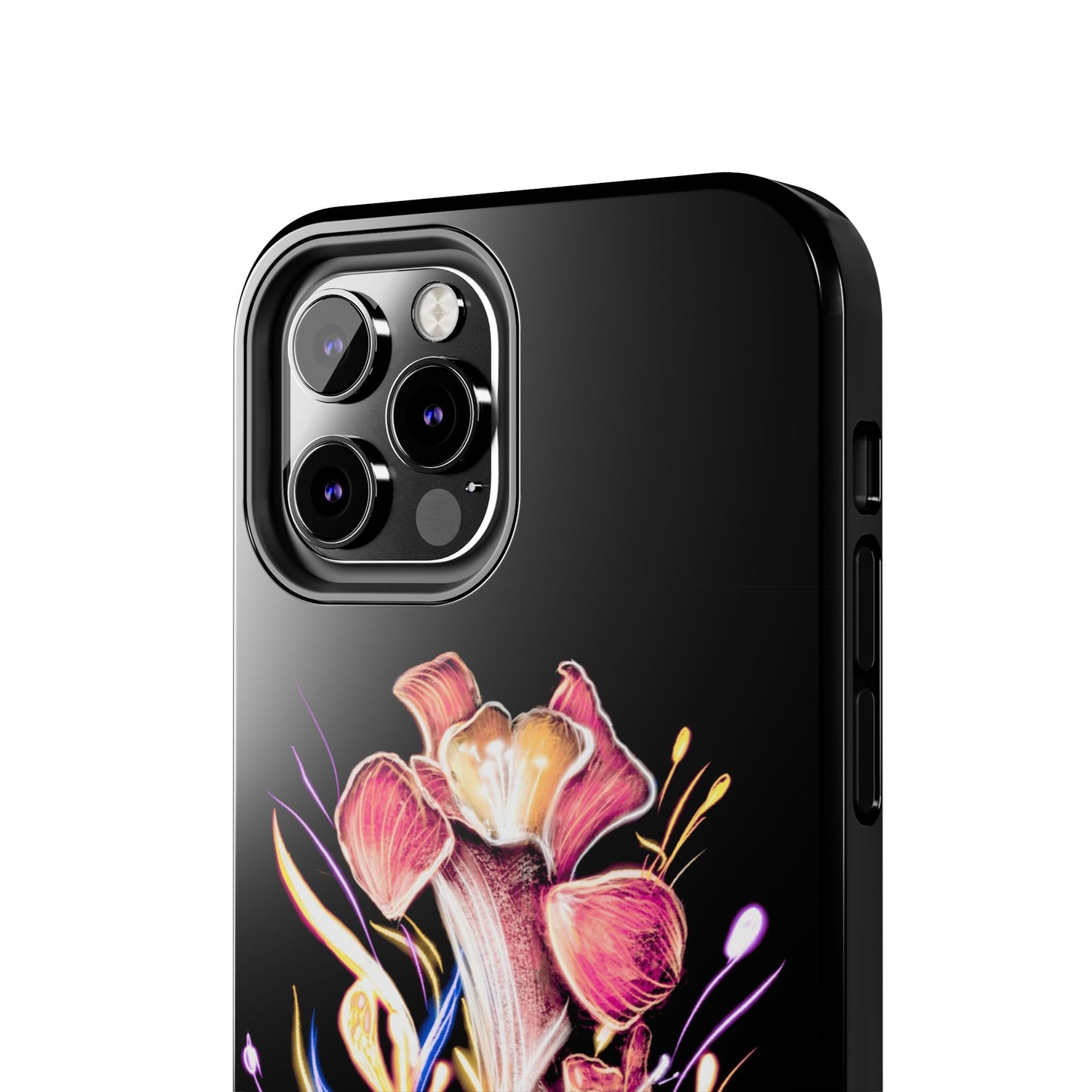 Colorful Calligraphy Flower Chic Stylish Design