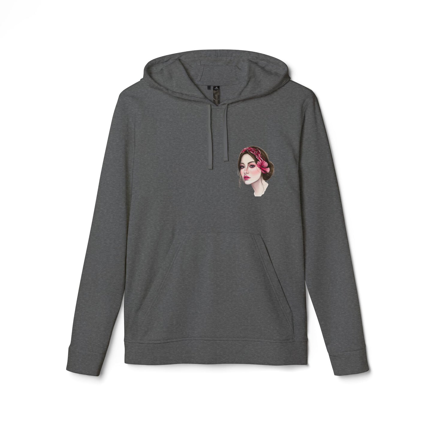 Kalli K X Adidas Unisex Fleece Hoodie- calligraphy headband