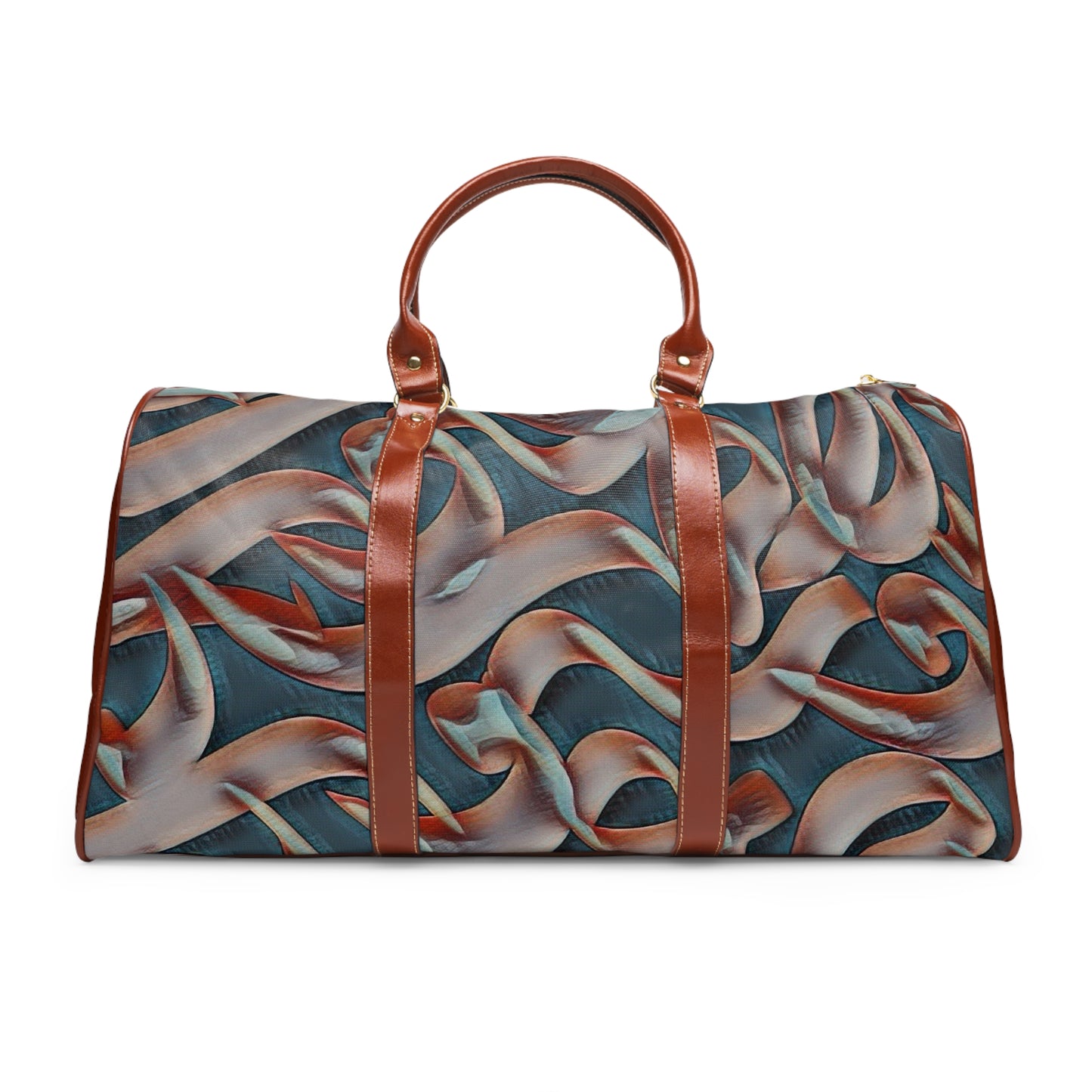 Vibrant Waterproof Travel Bag - KalliK modern calligraphy - Perfect for Adventurers