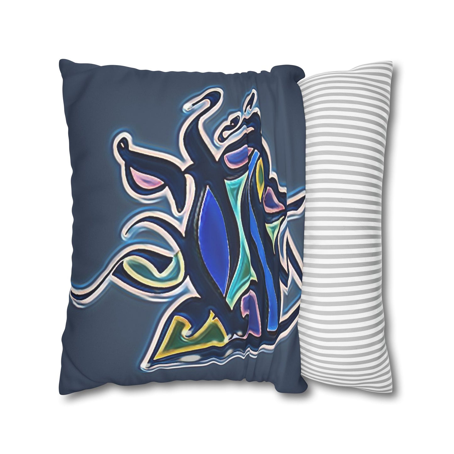 Square Pillowcase - Persian Calligraphy, Modern Handwriting Design