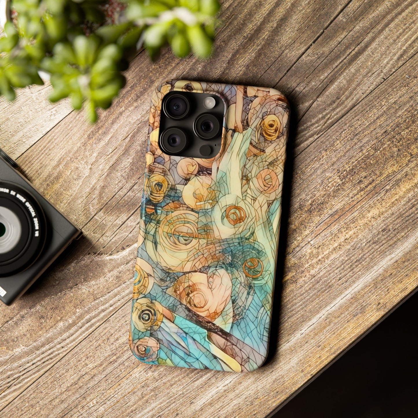 . ' Modern Art Slim Phone Case -.