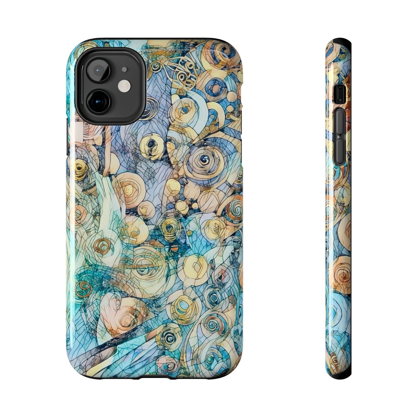 Golden Swirls Phone Case