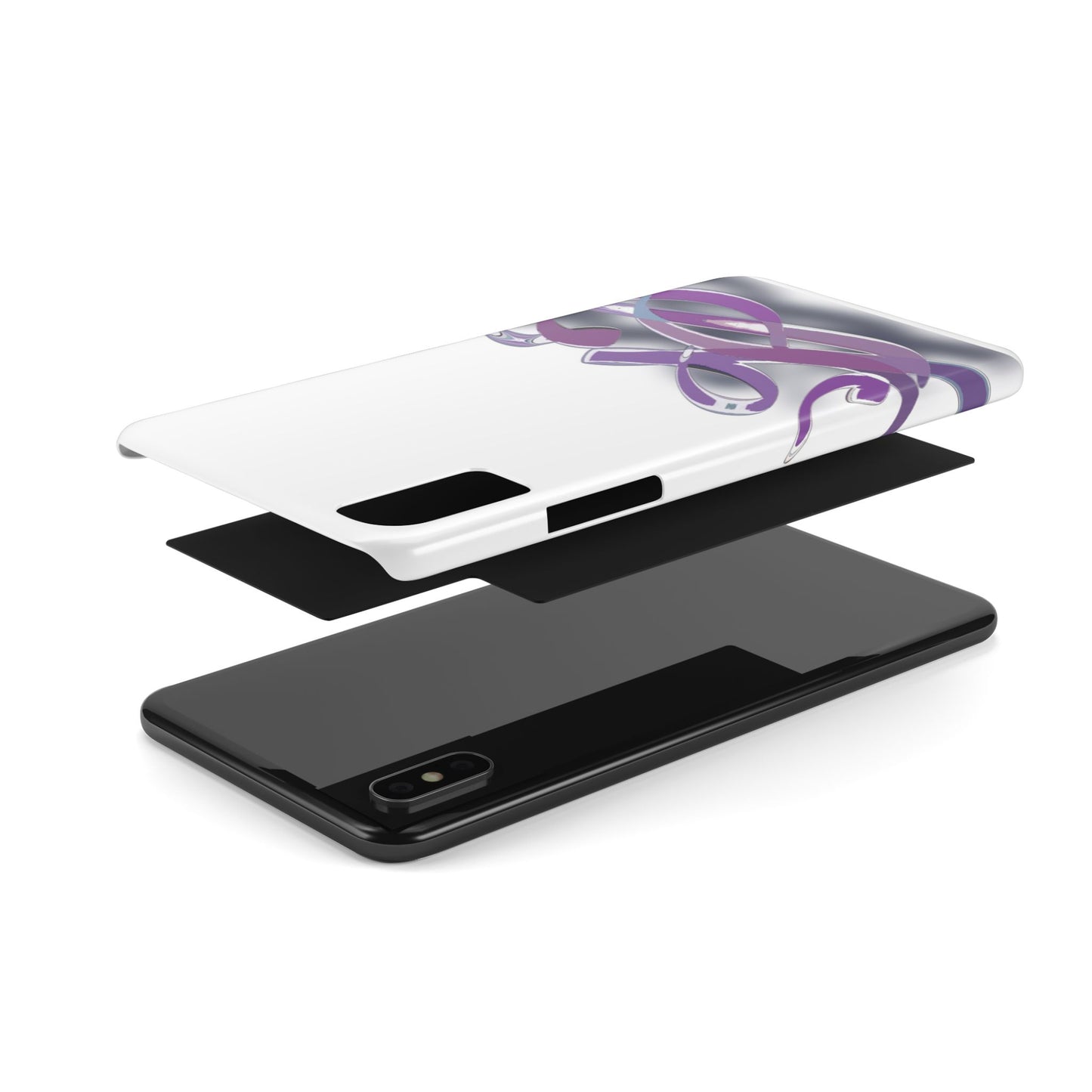 ' Modern Art Slim Phone Case -Calligraphy