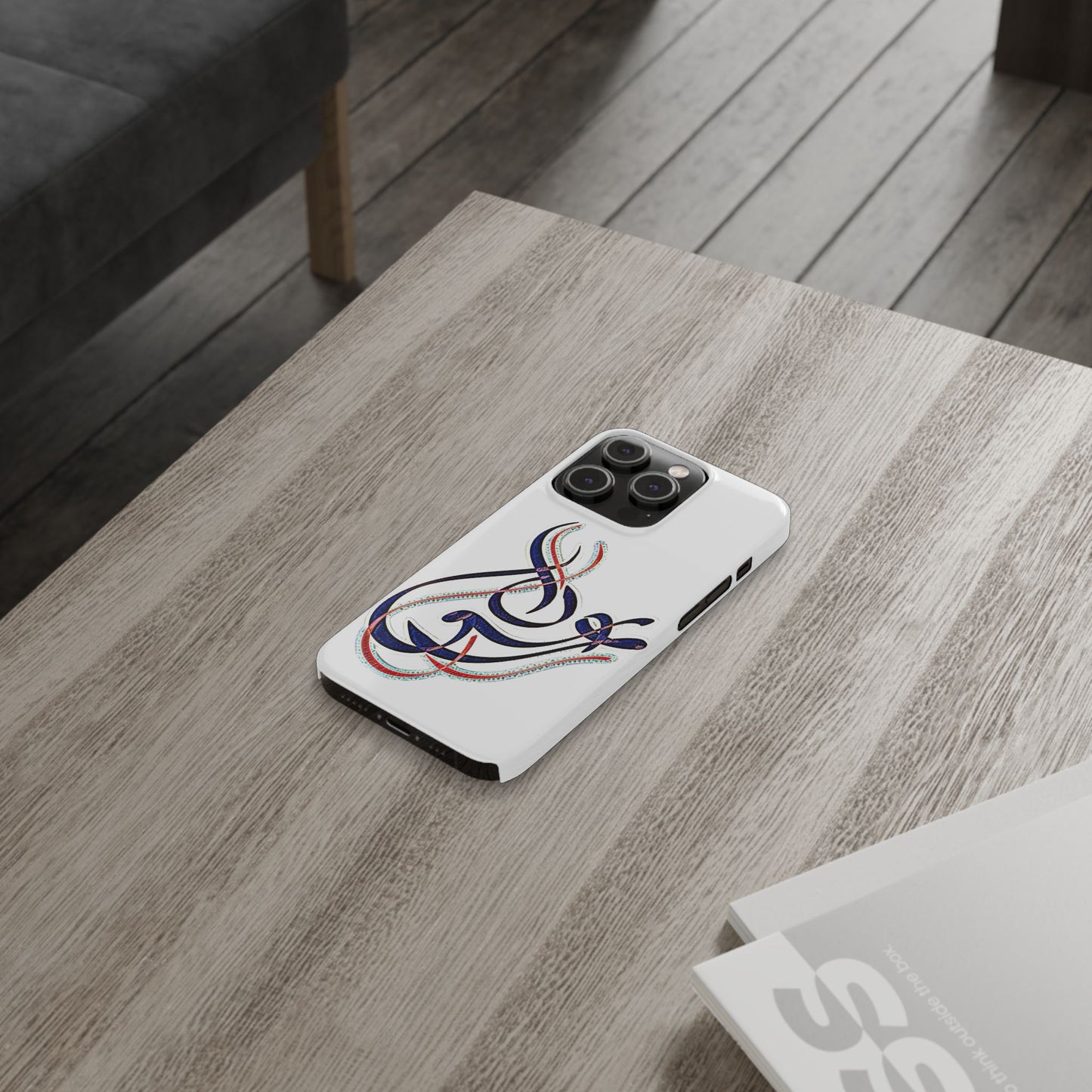 Modern Art Slim Phone Case - Eshgh (Love)