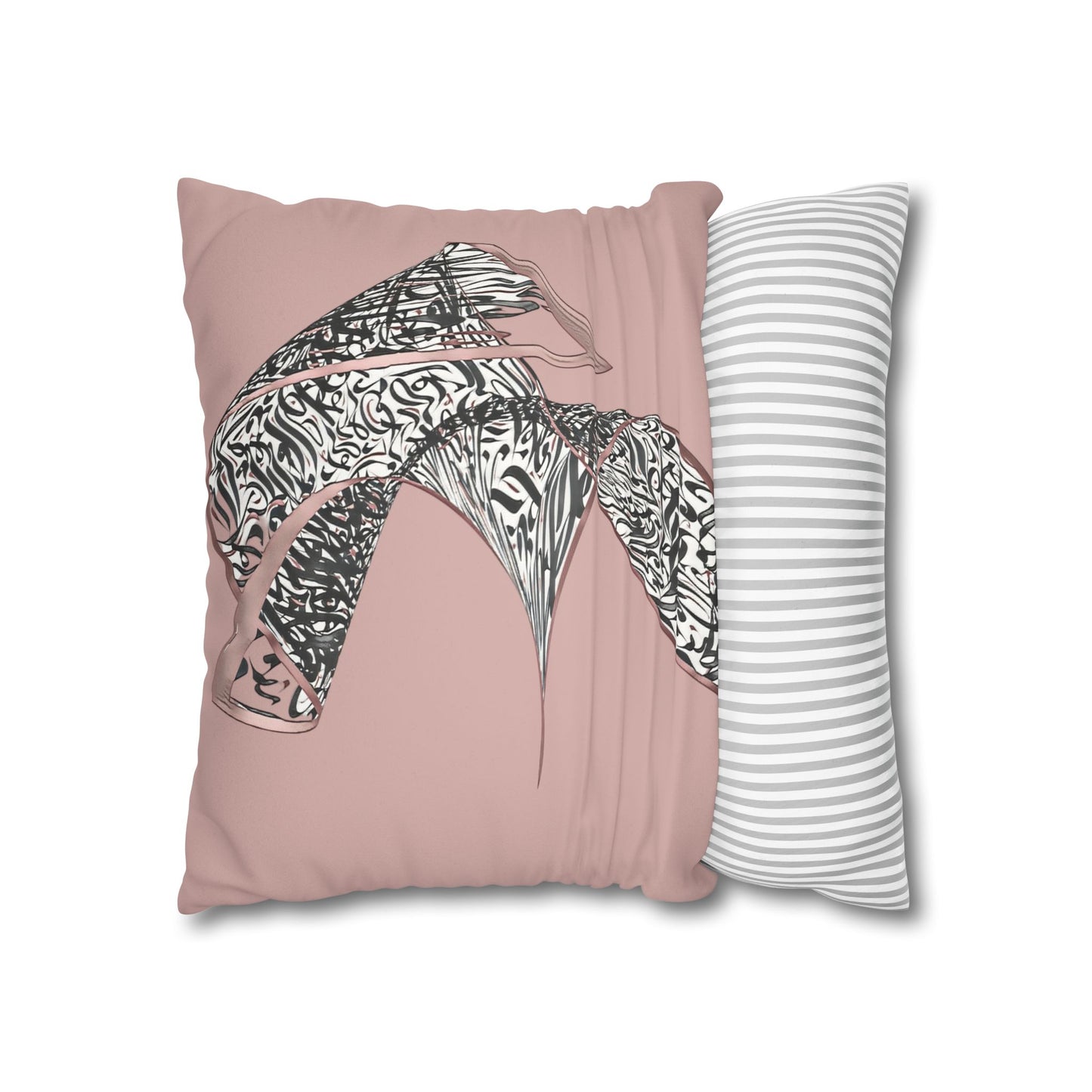 Kalli K Pillowcase - Modern Calligraphy Design