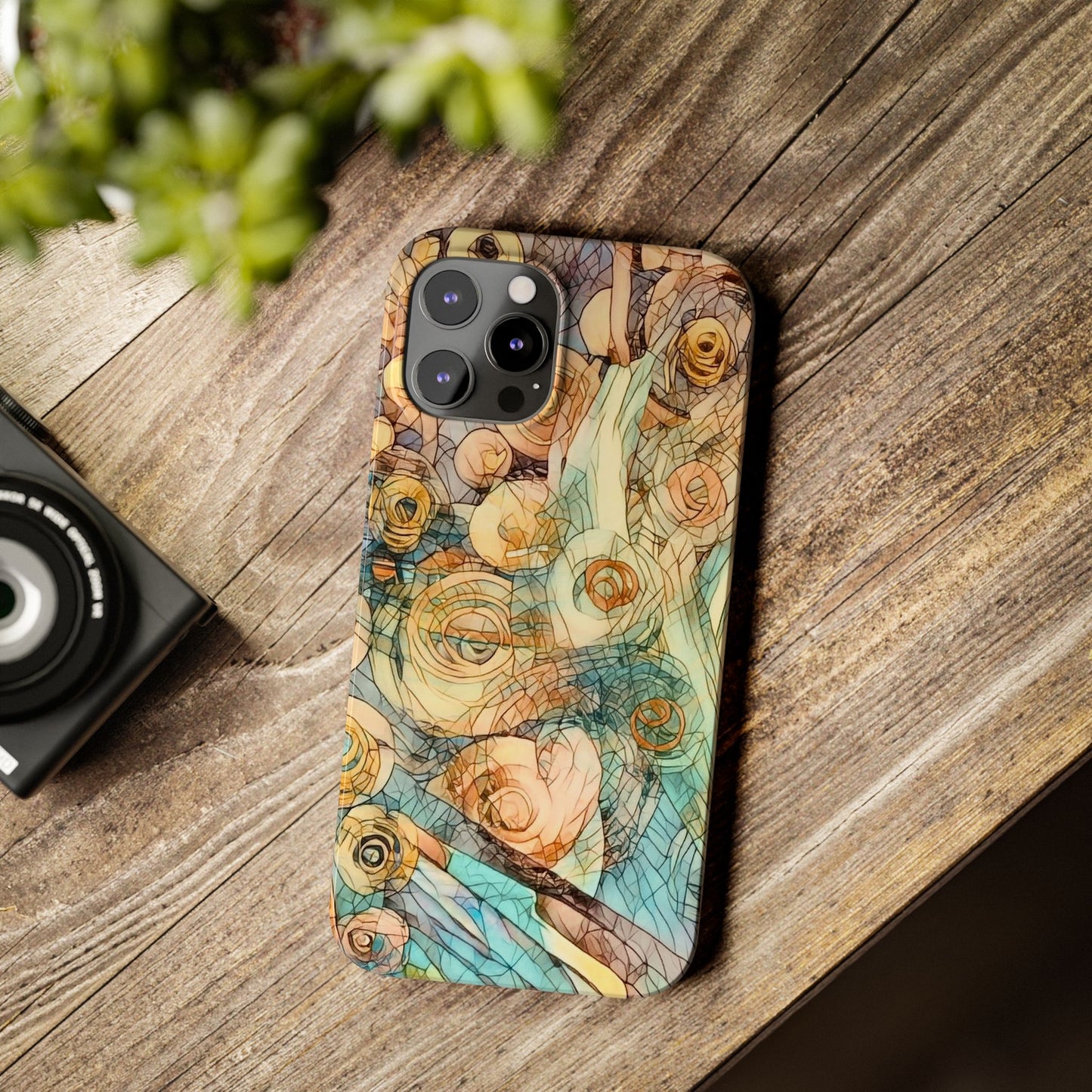 . ' Modern Art Slim Phone Case -.