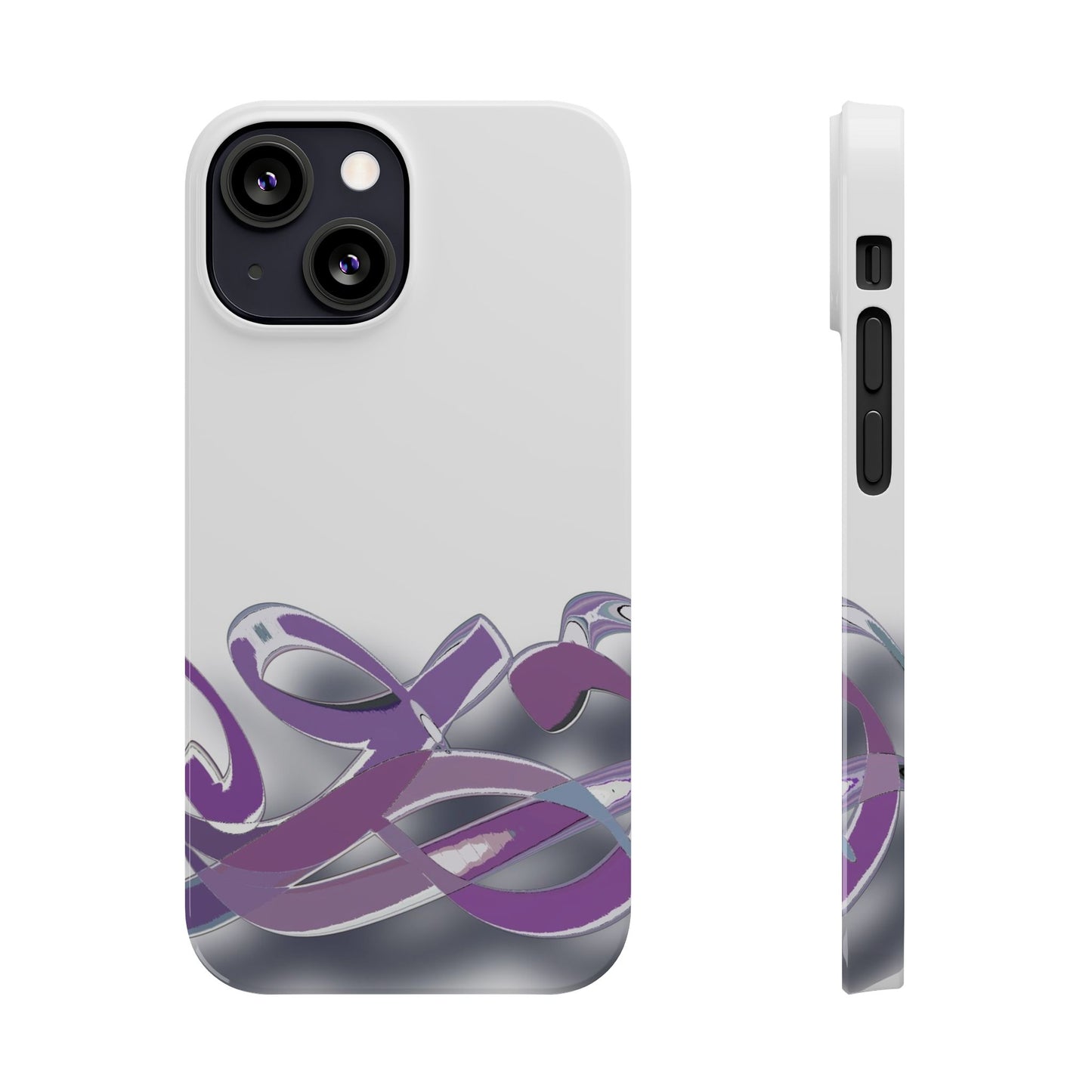' Modern Art Slim Phone Case -Calligraphy