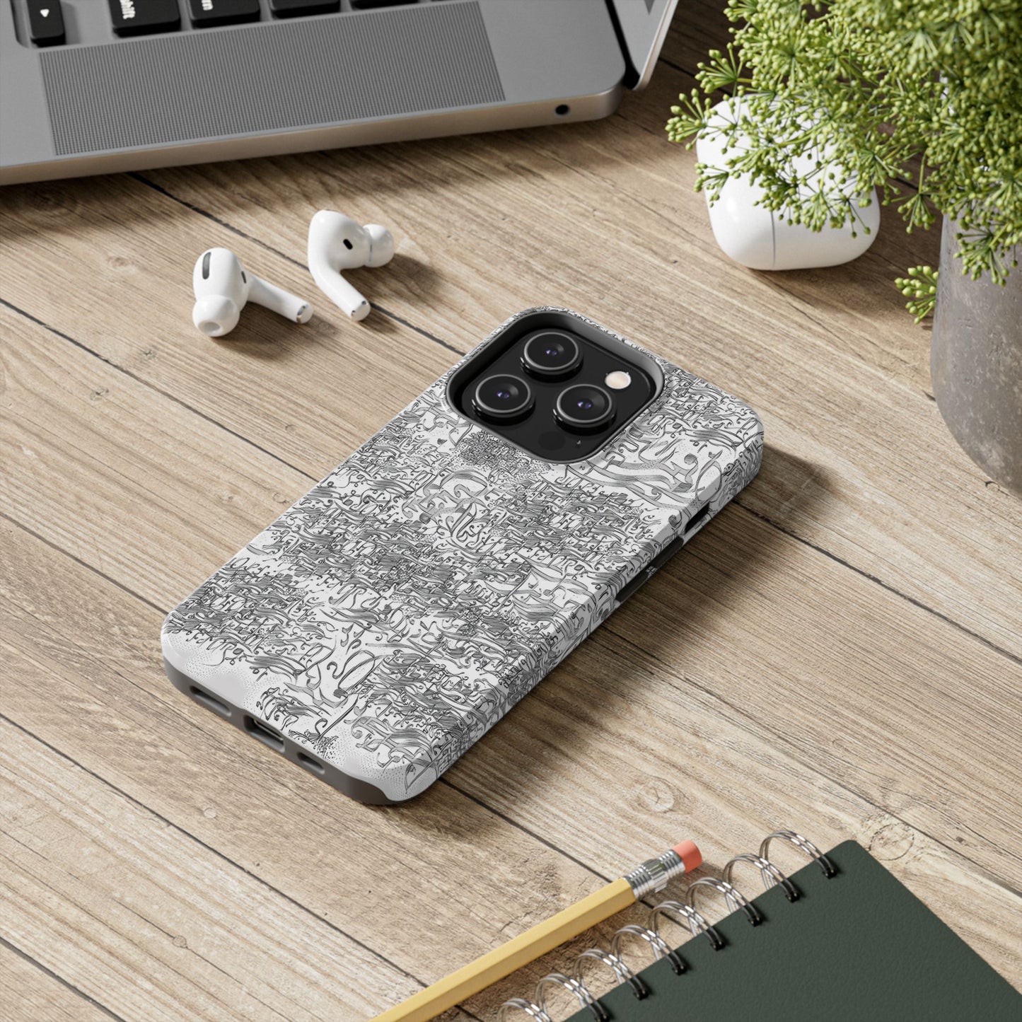 Phone Case Persian Calligraphy Modern Handwriting